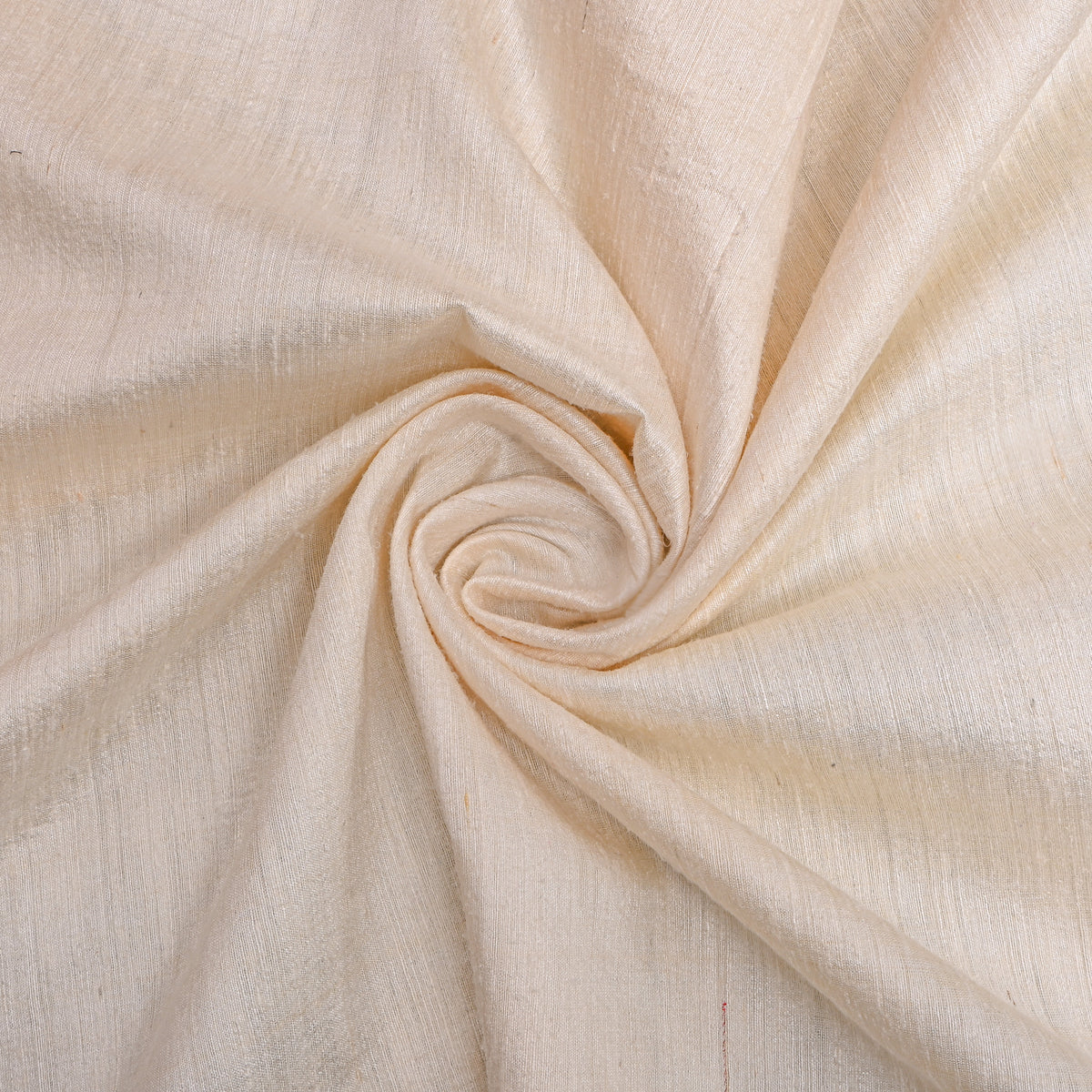 Cotton White Plain Double Matka Silk Fabric