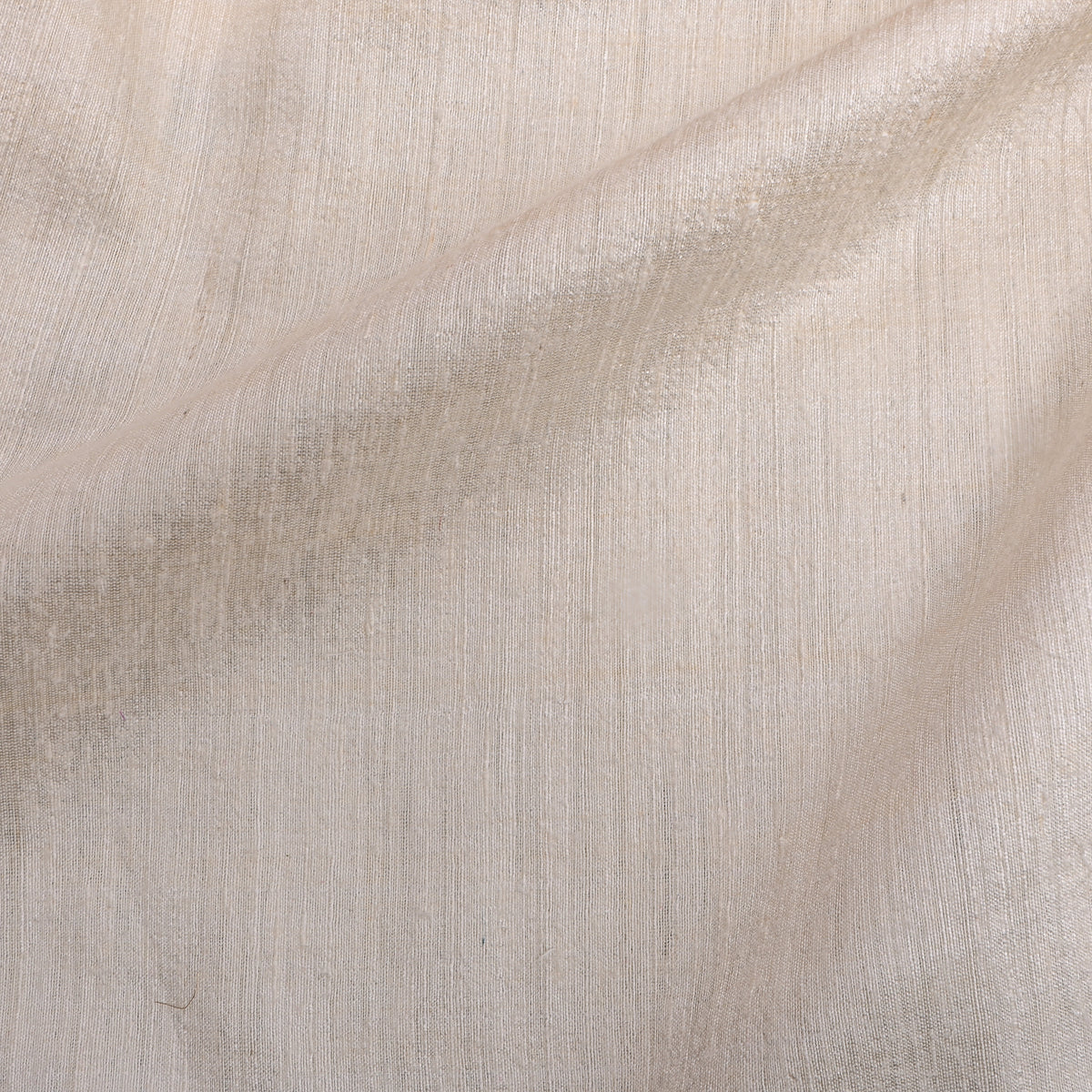 Cotton White Plain Double Matka Silk Fabric