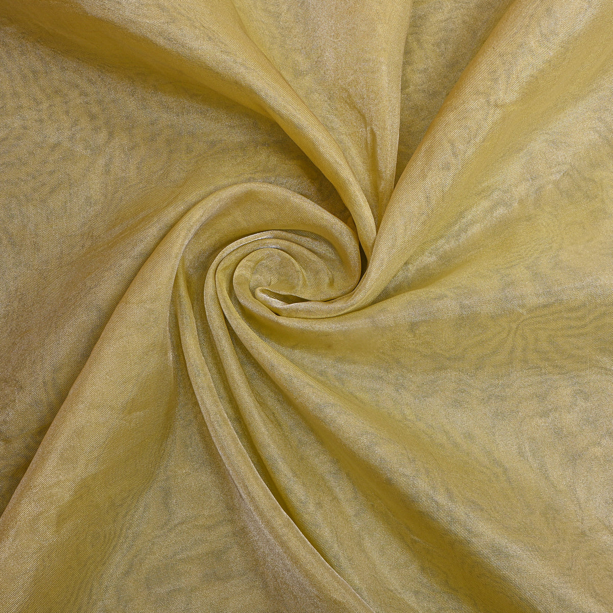 Champagne Gold Plain Tissue Fabric