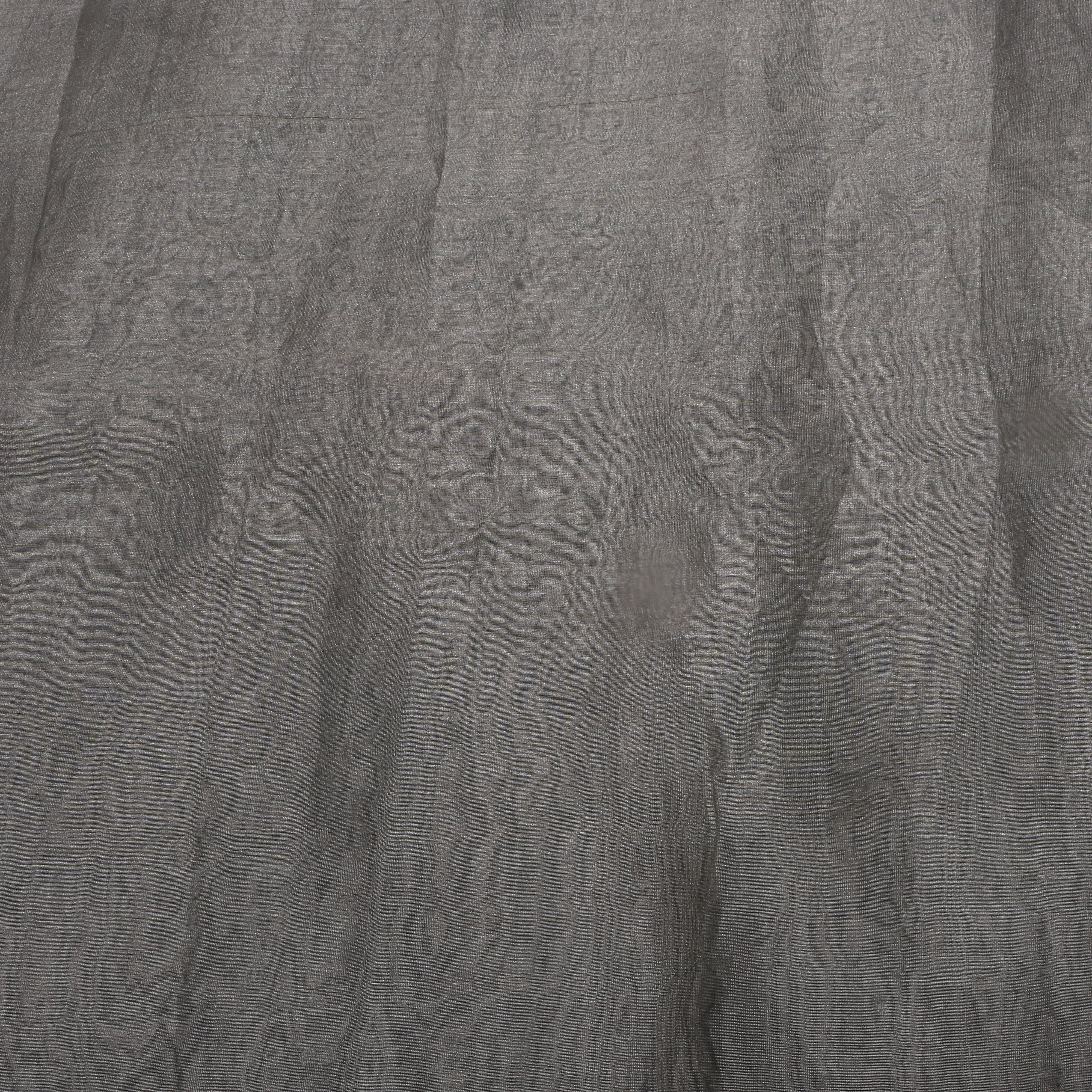 Dark Grey Plain Tissue Fabric