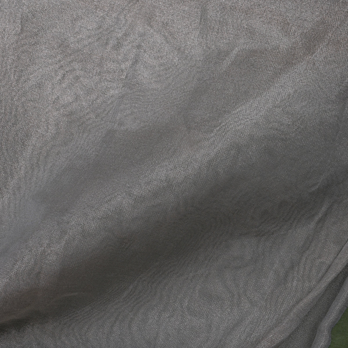 Pewter Grey Plain Tissue Fabric