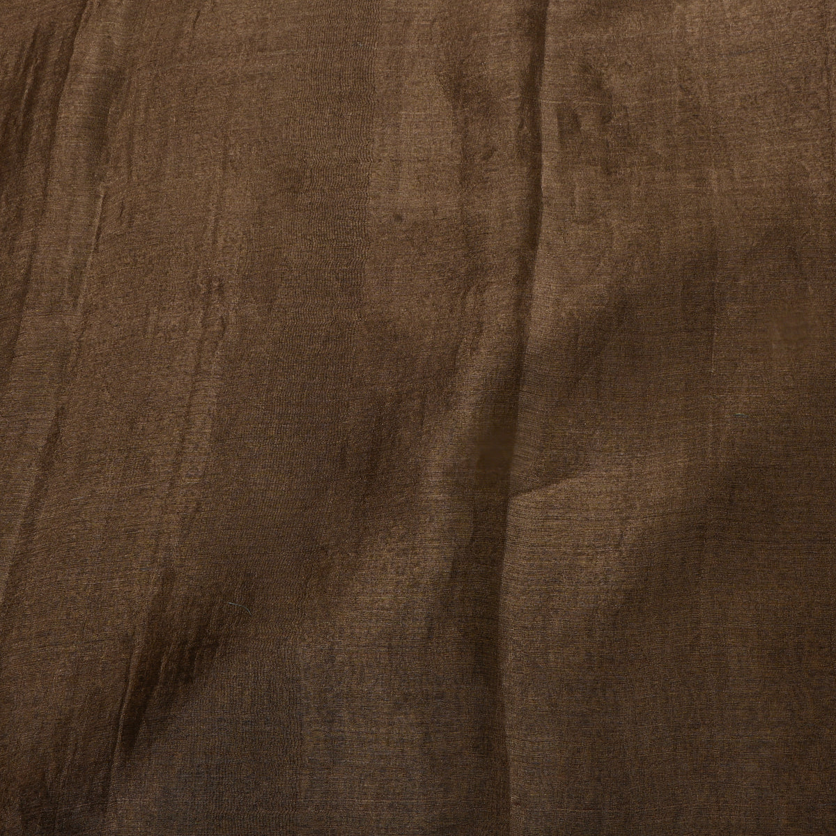 Dark Brown Plain Tiaaue Fabric