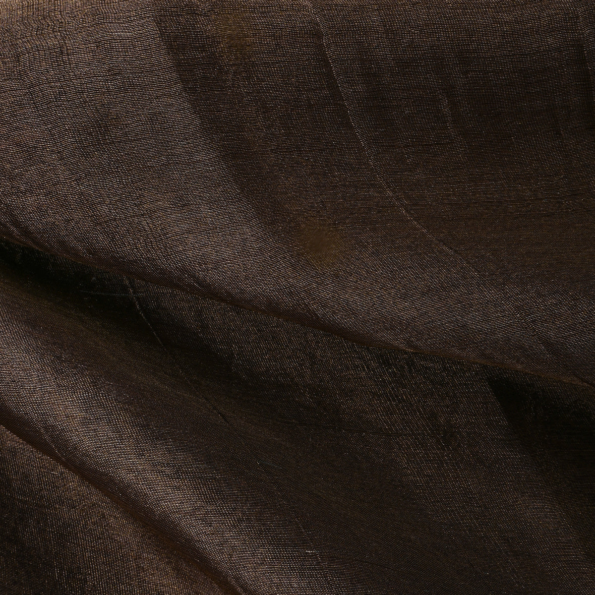 Dark Brown Plain Tiaaue Fabric