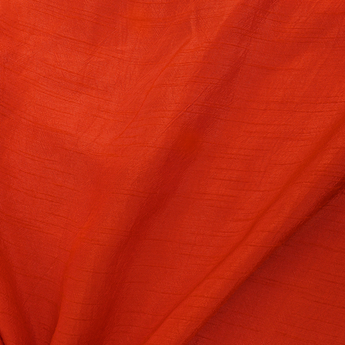 Orange Dola Silk Plain Fabric