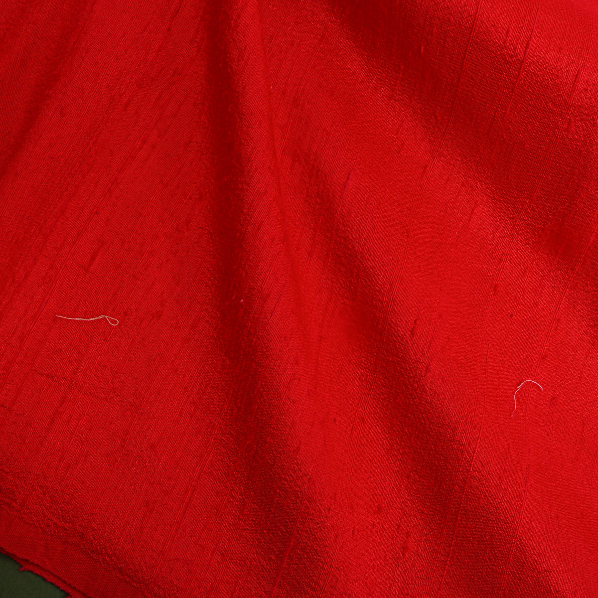 Cardinal Plain Raw Silk Fabric