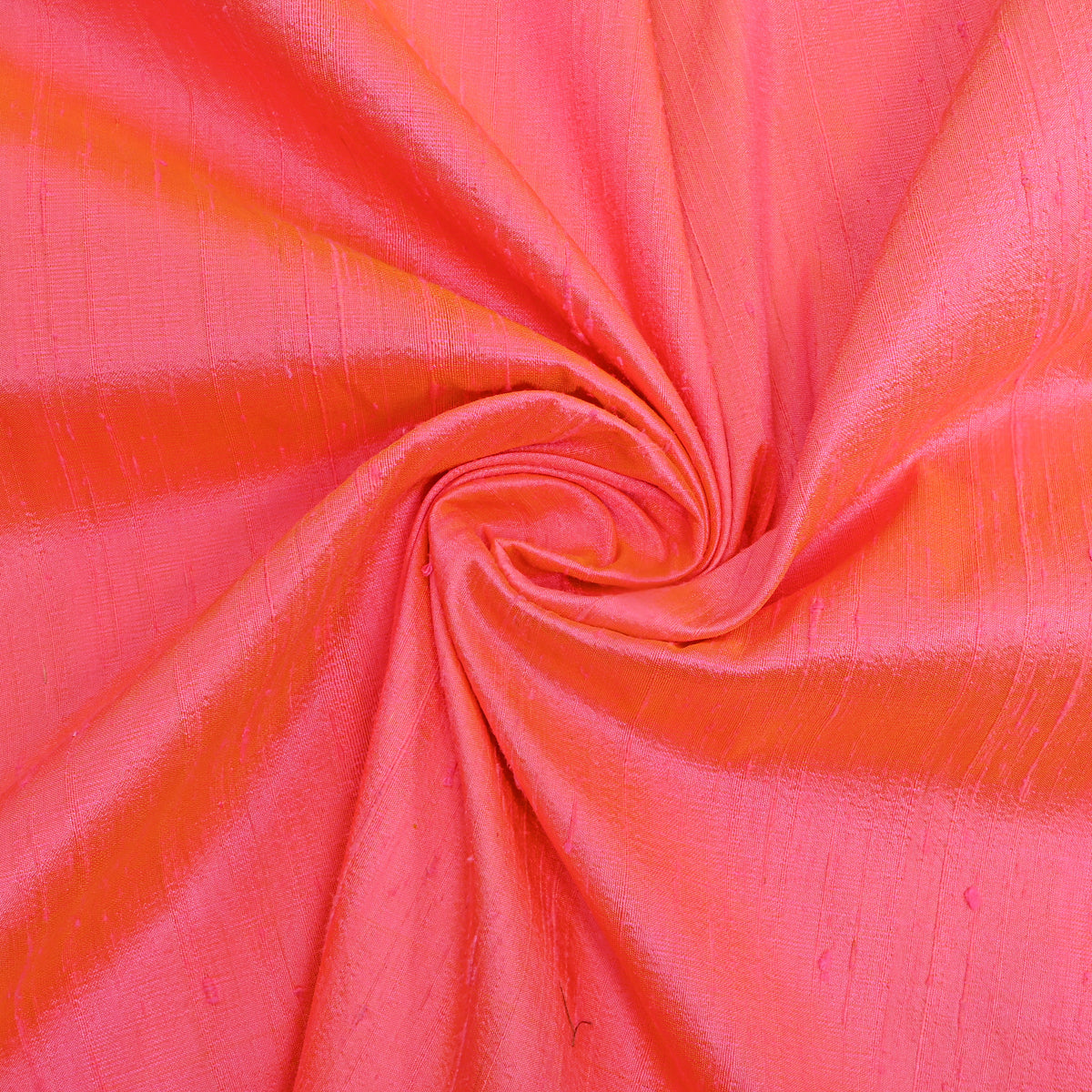 Peglet Pink Plain Raw Silk Fabric
