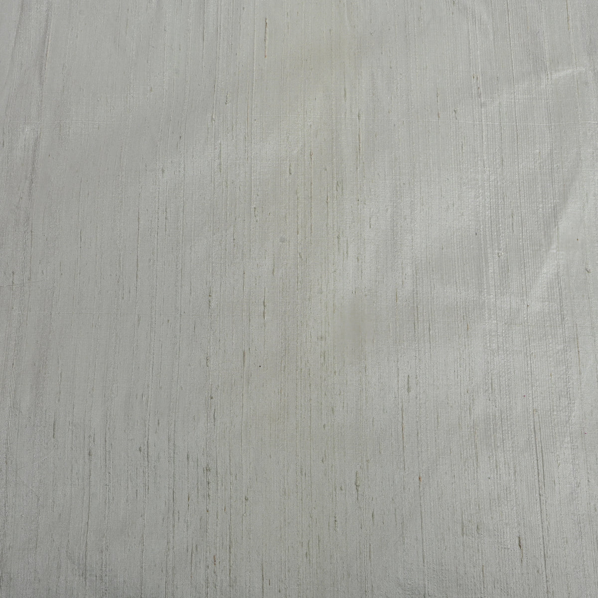 Cream White Blue Plain Raw Silk Fabric