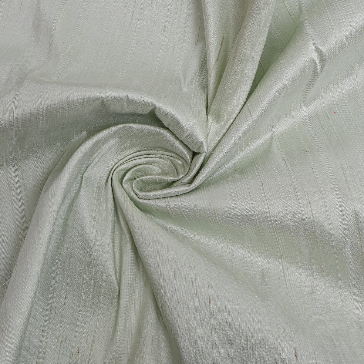 Cream White Blue Plain Raw Silk Fabric
