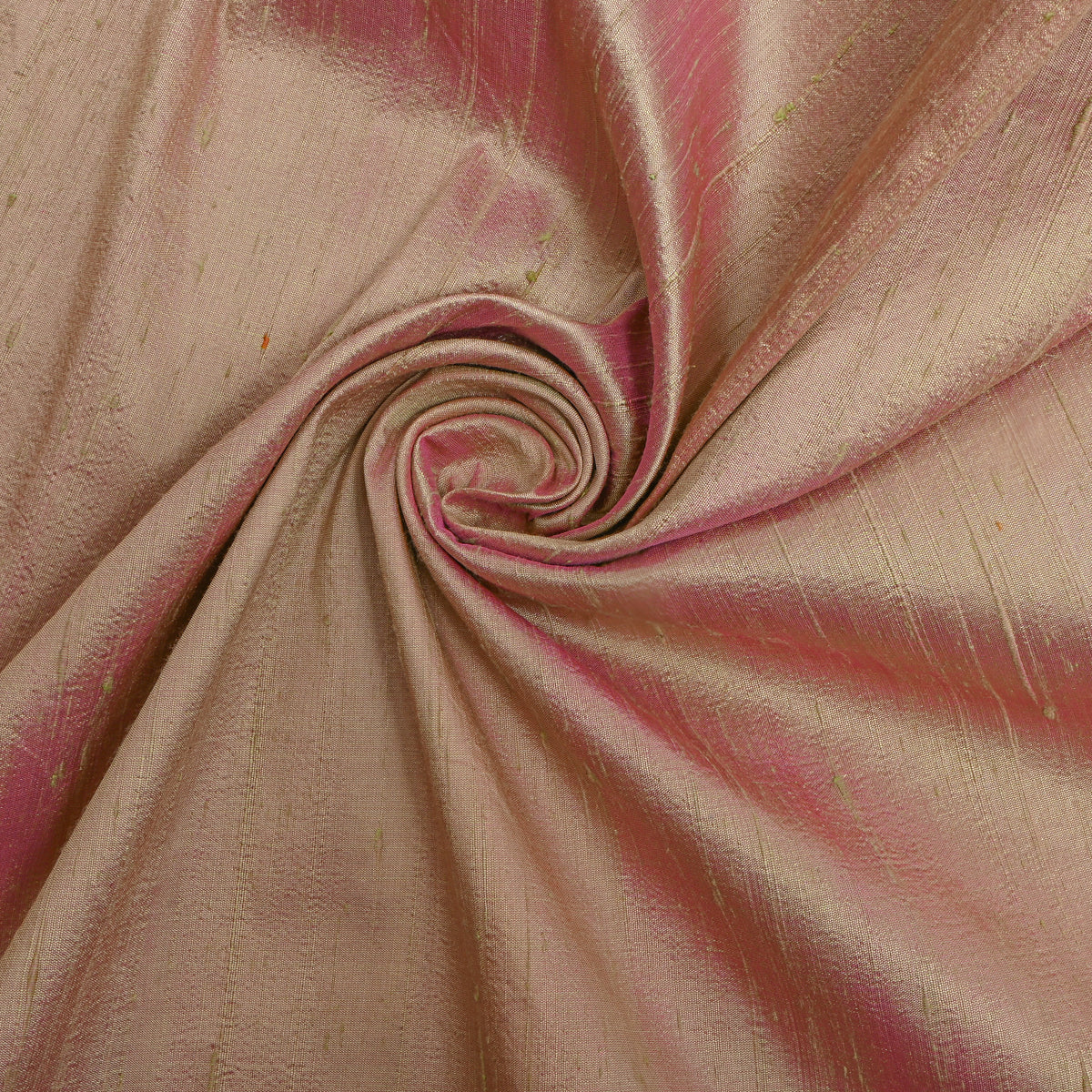 Rosewood Beige Plain Raw Silk Fabric