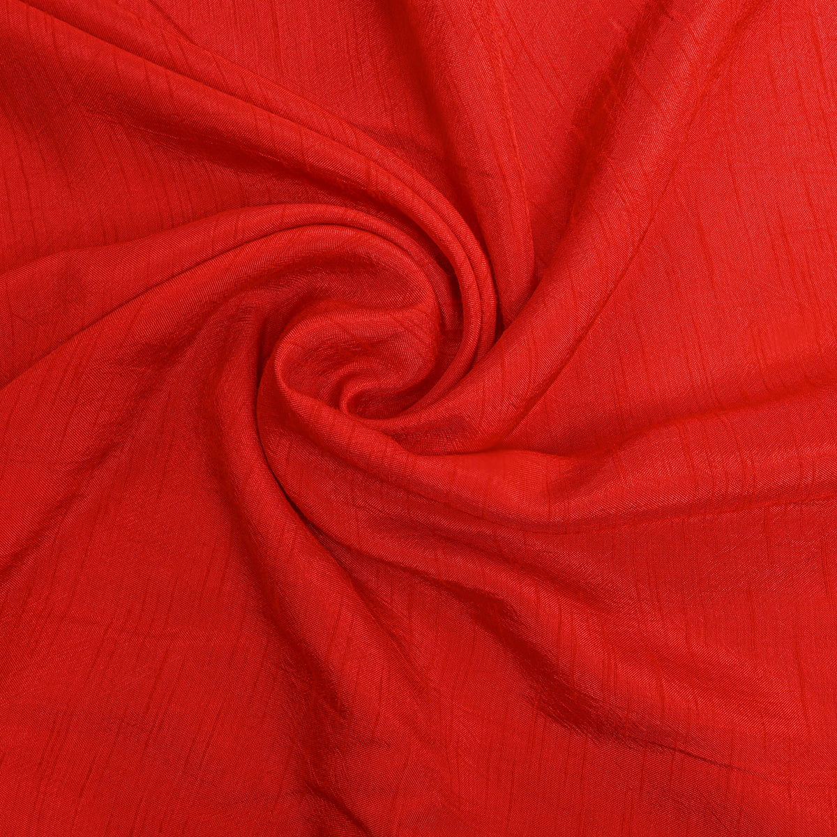 Bright Orange Dola Silk Plain Fabric