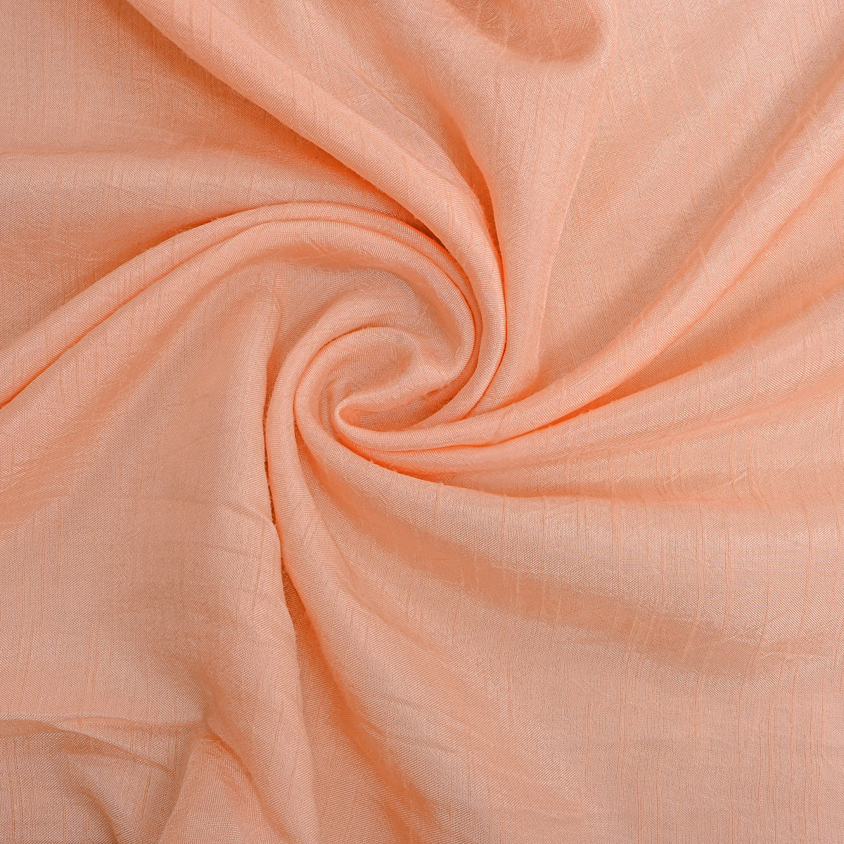 Peach Dola Silk Plain Fabric