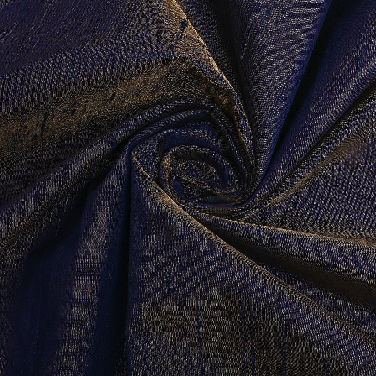 Aubergine Plain Tussar Silk Fabric