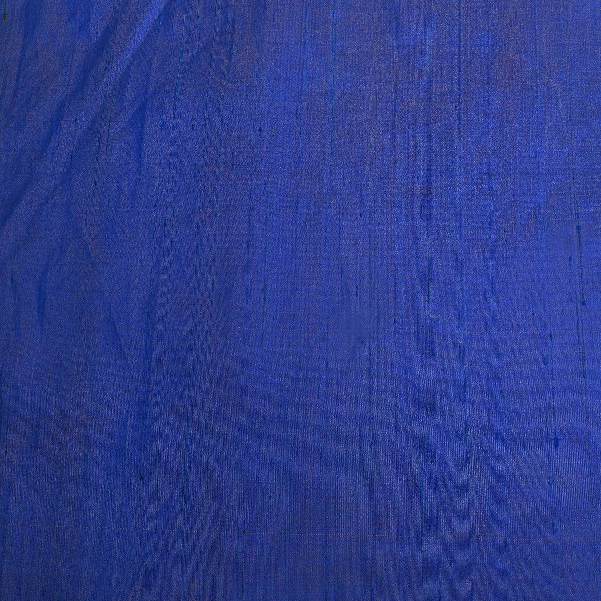 Plain Blue Dupion Tissue Fabric
