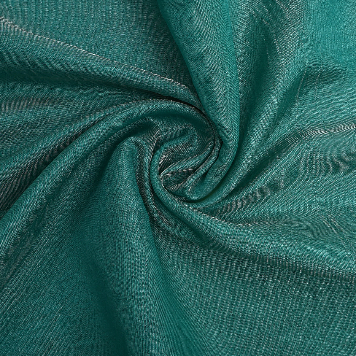 Jade Plain Tissue Silk Fabric