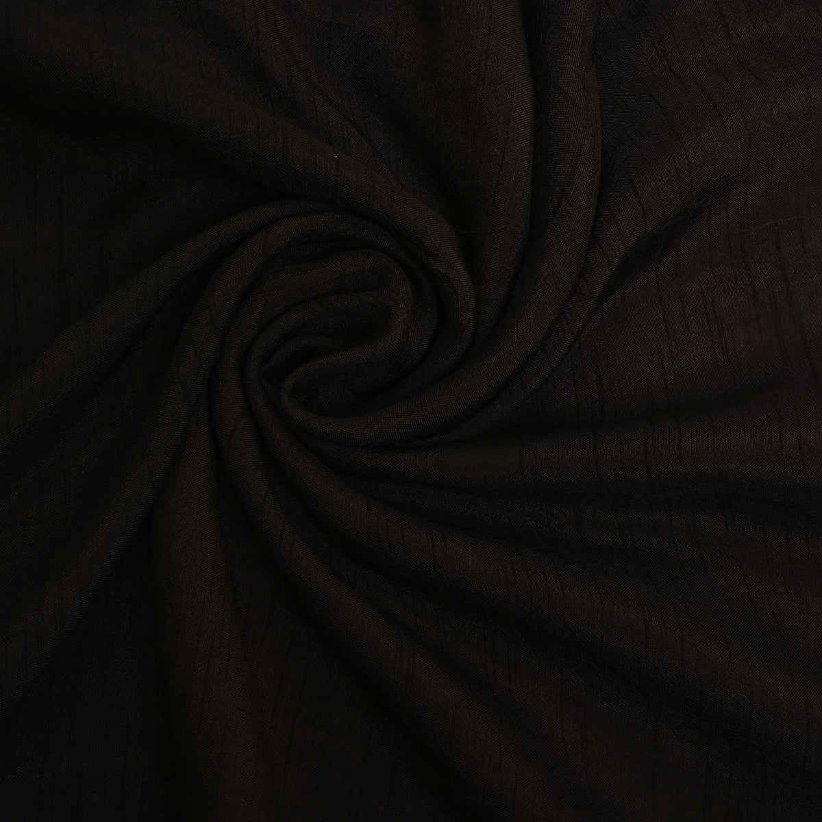 Brown Dola Silk Plain Fabric