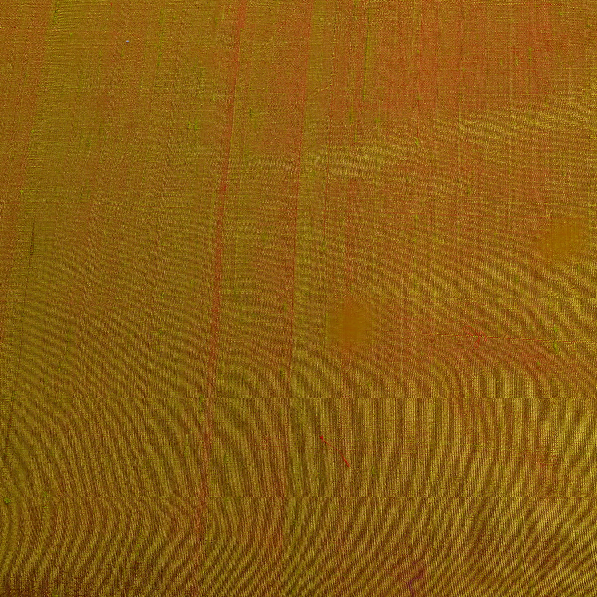 Olive Plain Raw Silk Fabric