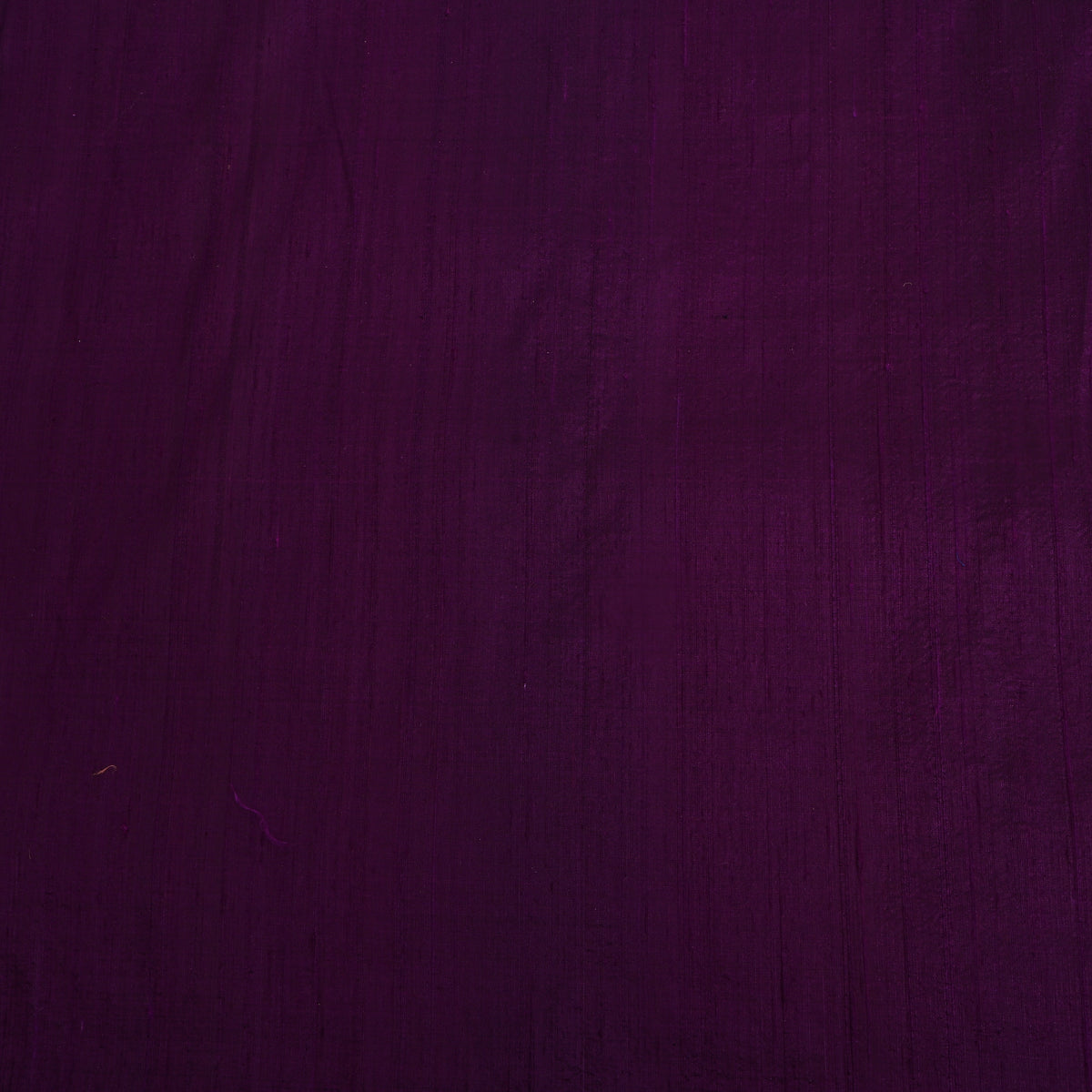 Aubergine Purple Plain Raw Silk Fabric
