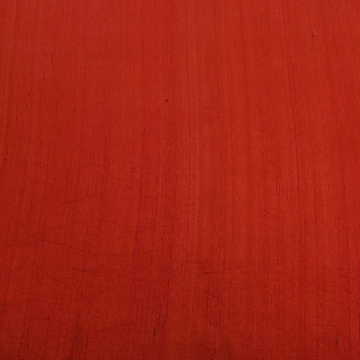 Chilli Red Plain Raw Silk Fabric
