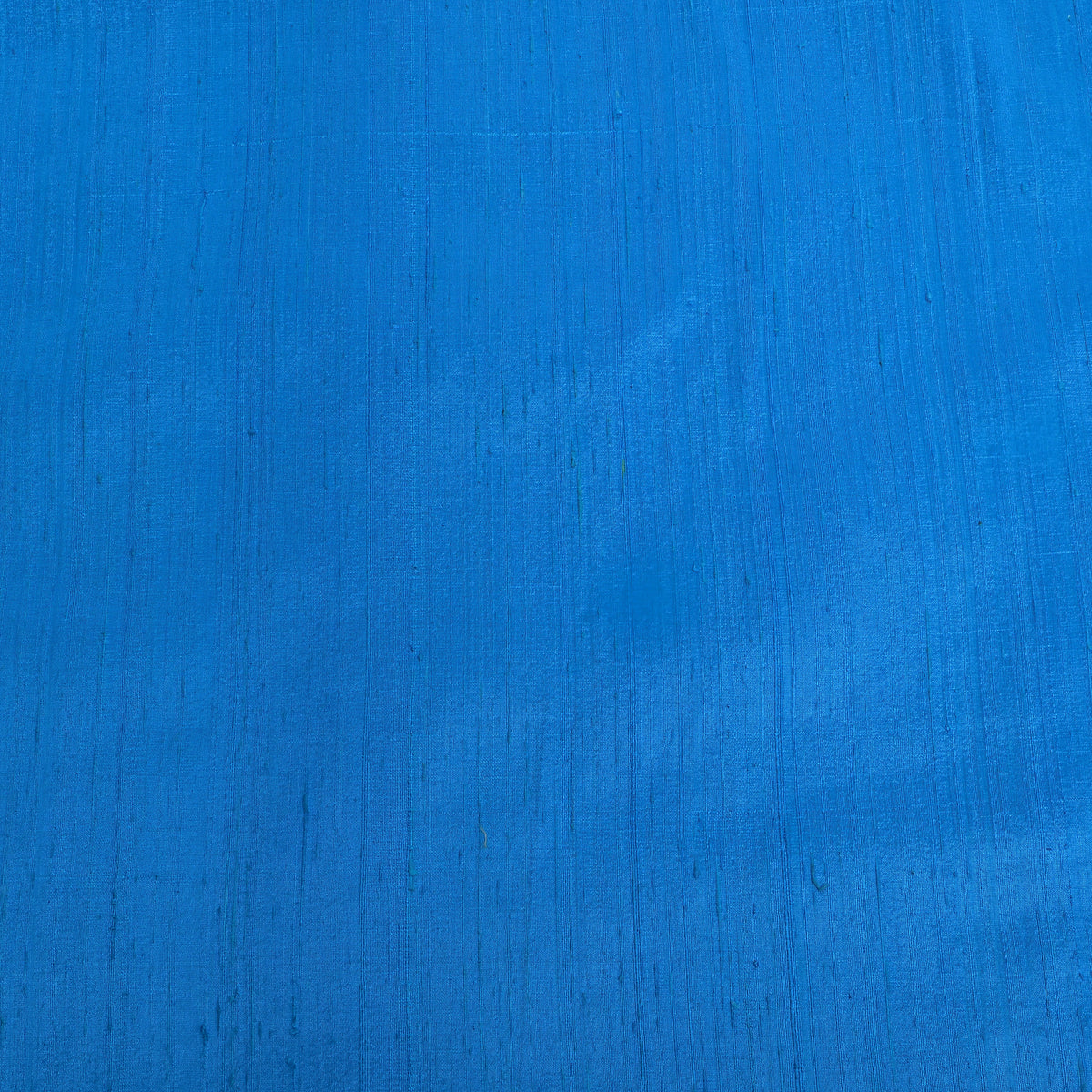 Cool Blue Plain Raw Silk Fabric