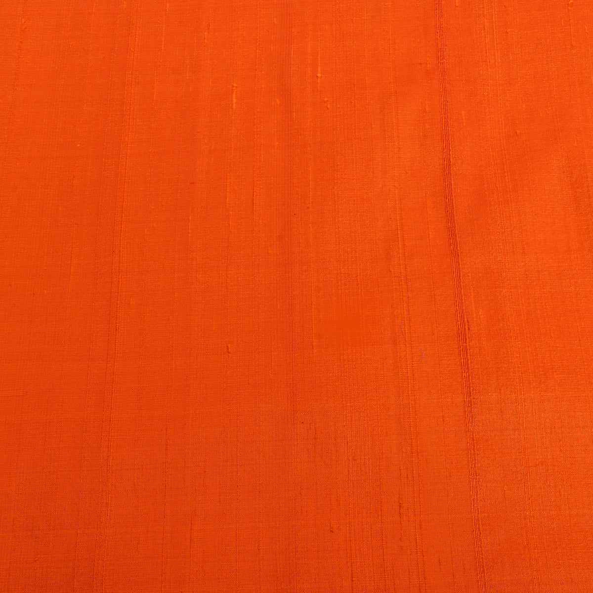 Pumpkin Plain Raw Silk Fabric