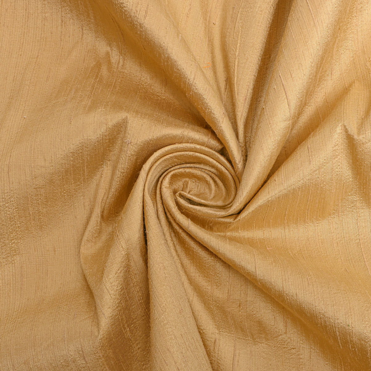 Almond Beige Plain Raw Silk Fabric