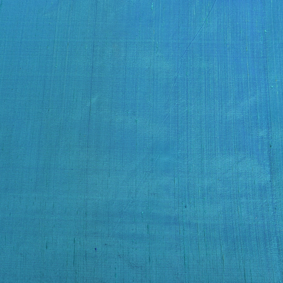 Bright Sky Blue Plain Raw Silk Fabric