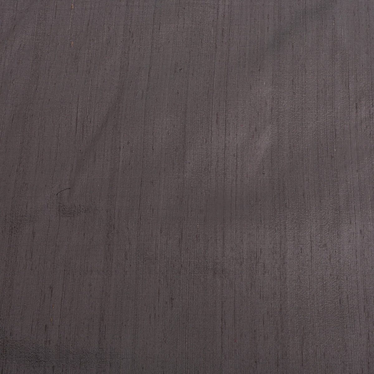 Dark Gray Plain Raw Silk Fabric