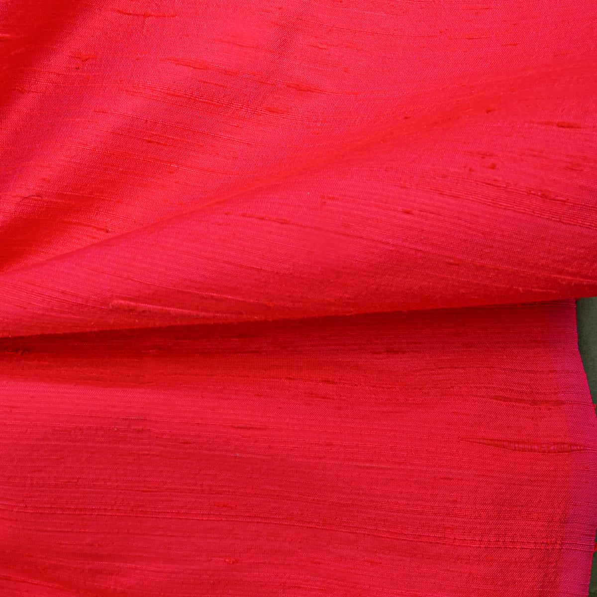 Dark Pink Plain Raw Silk Fabric