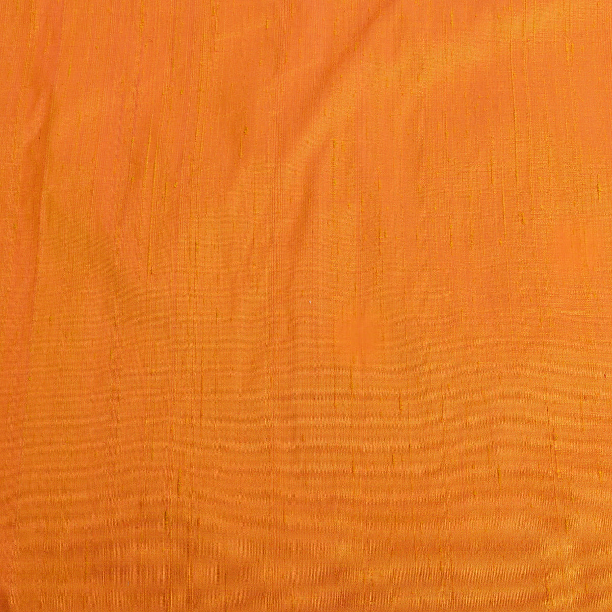 Rust Plain Raw Silk Fabric