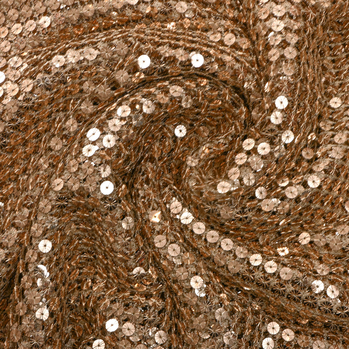 Metallic Gold All-Over Sequin Shimmer Fabric