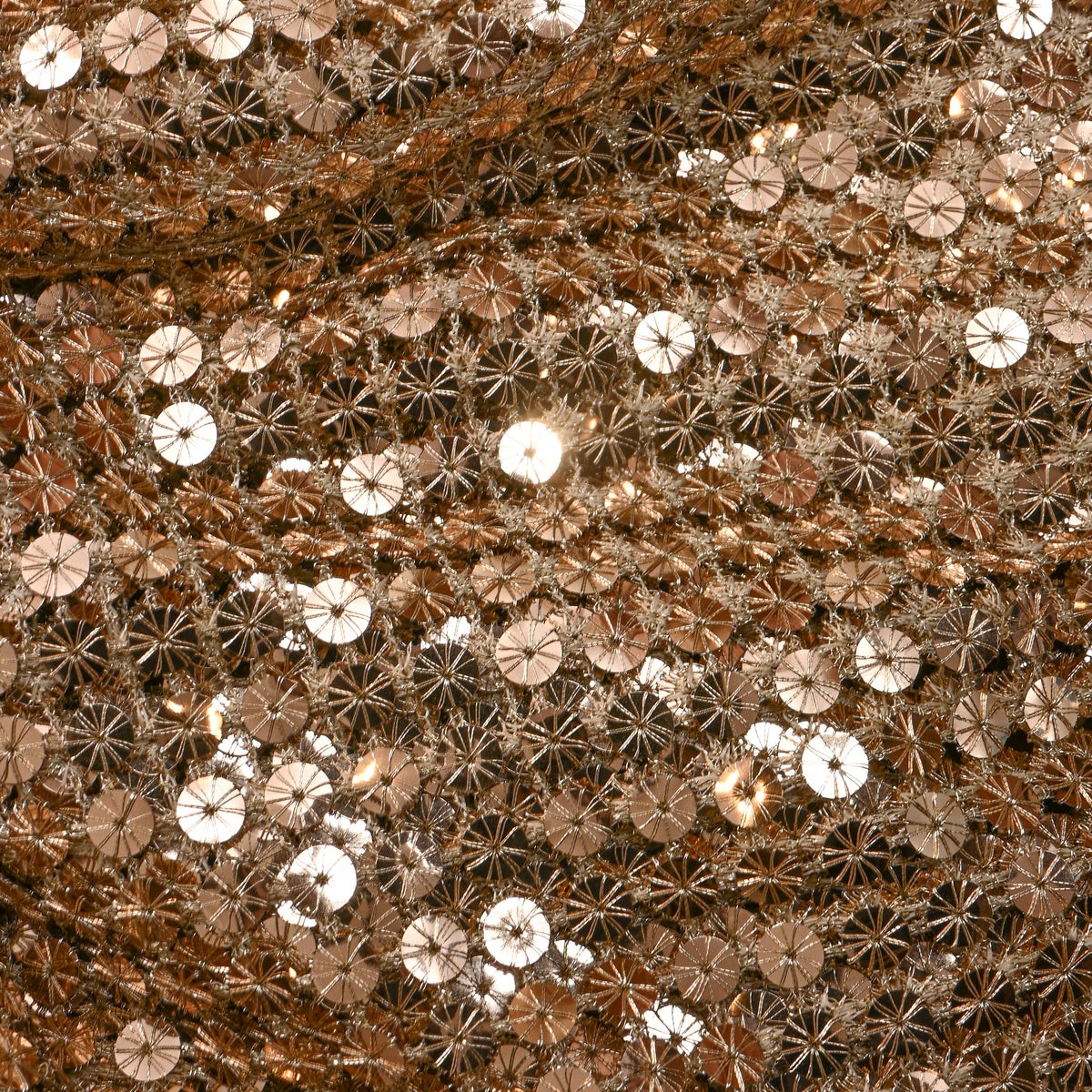 Metallic Gold All-Over Sequin Shimmer Fabric