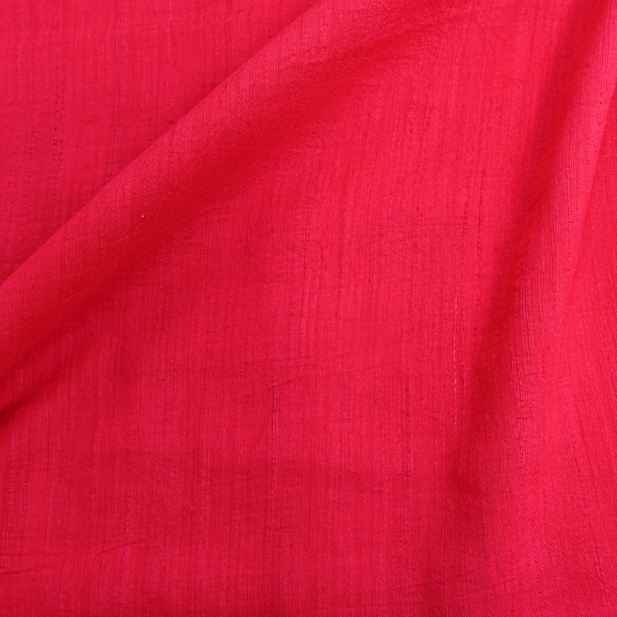 Fuchsia Plain Munga Tussar Silk Fabric