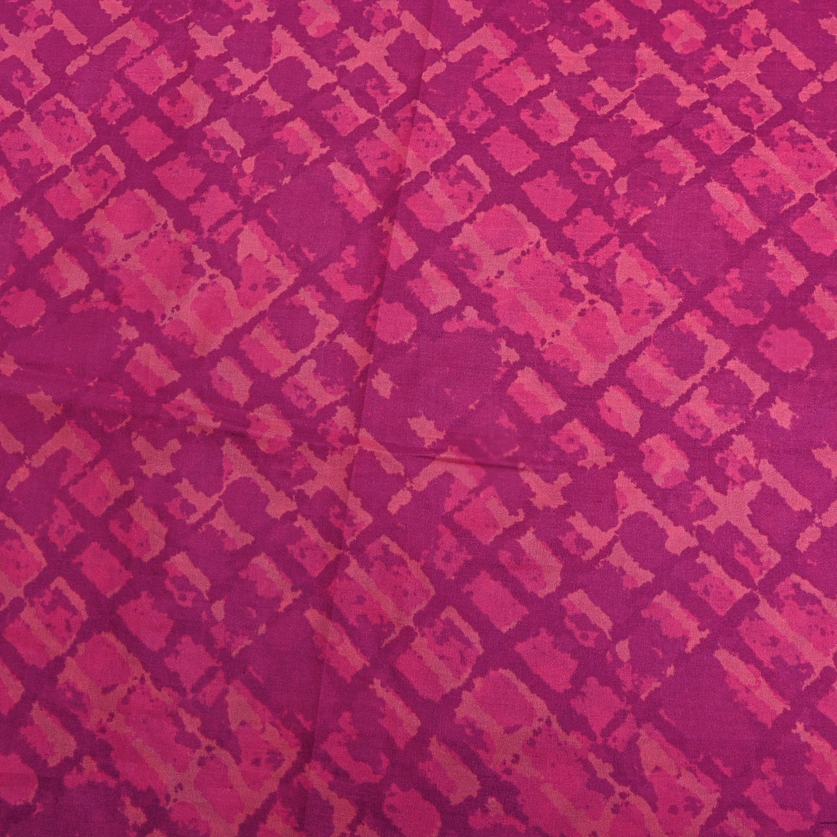 Orchid Purple Abstract Digital Print Silk Fabric