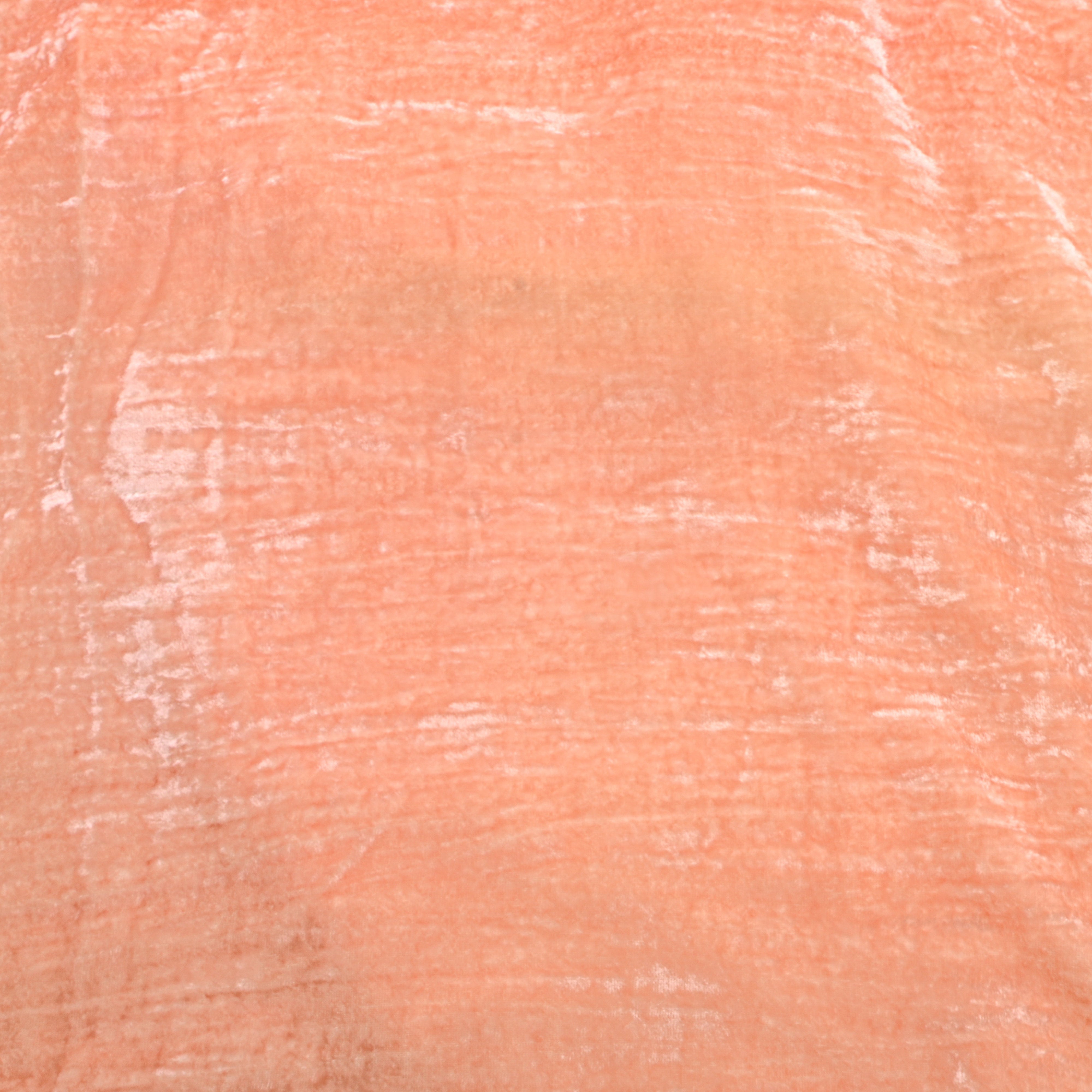Plain Peach Velvet Fabric