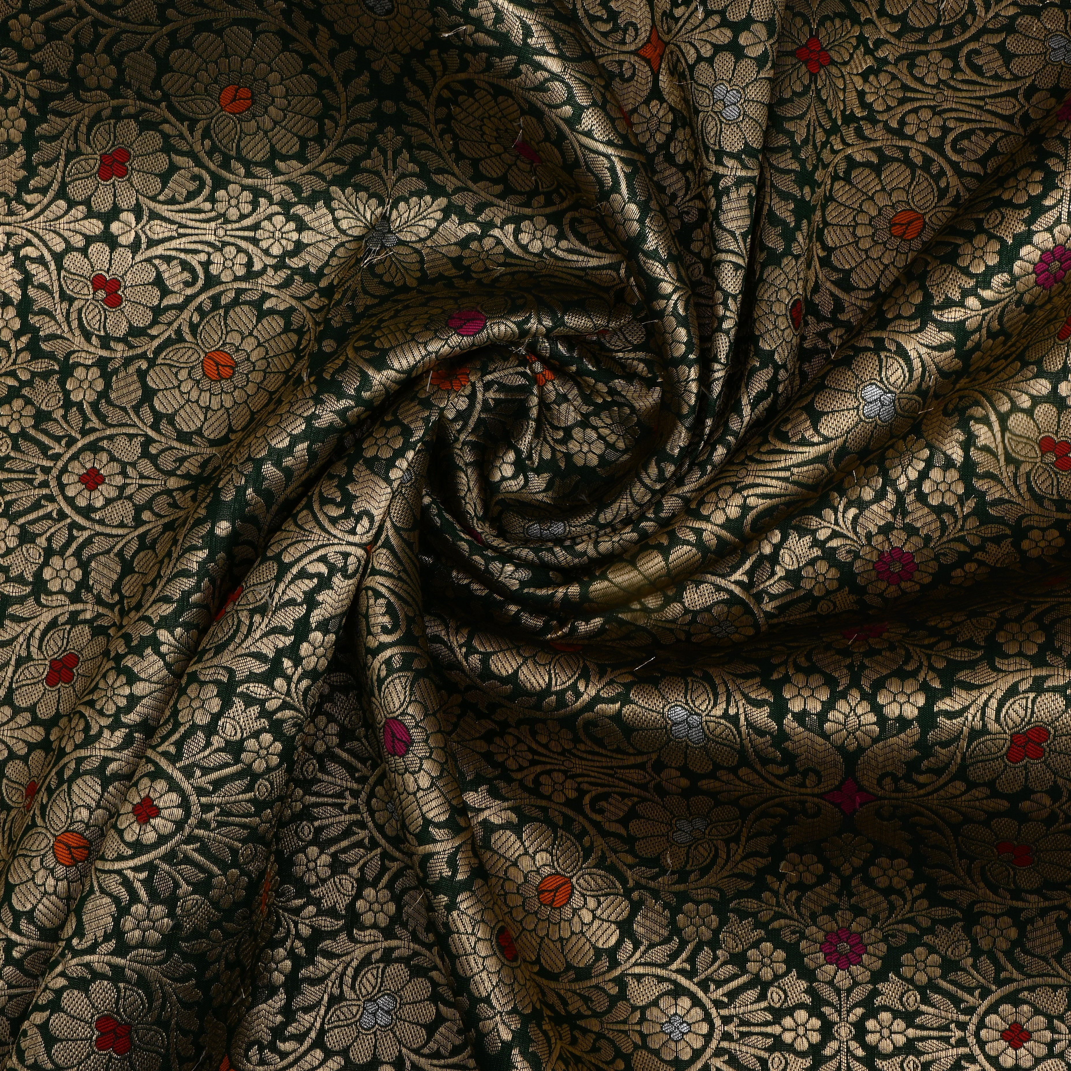 Sea Green Banaras Fabric With Intricate Zari Design