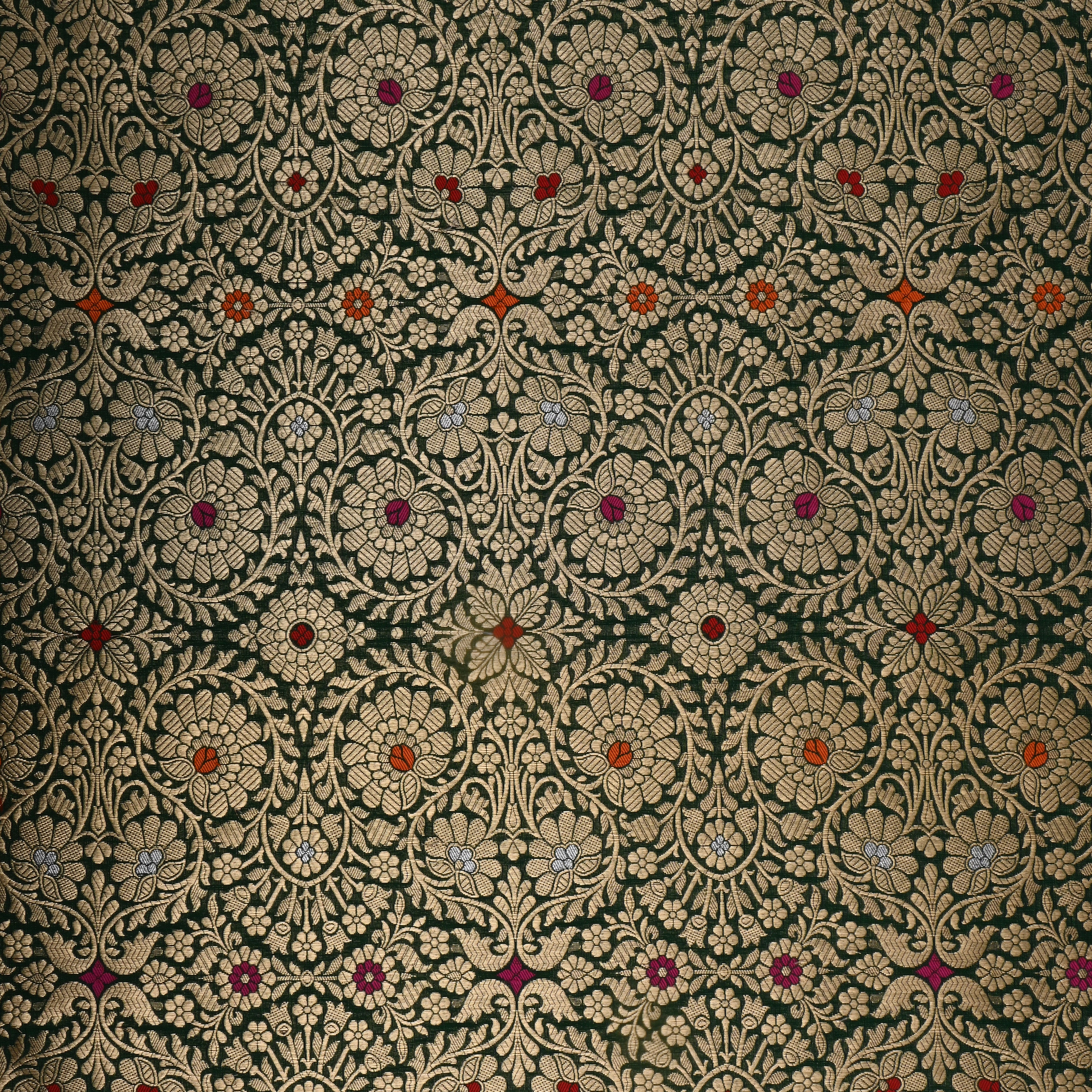 Sea Green Banaras Fabric With Intricate Zari Design