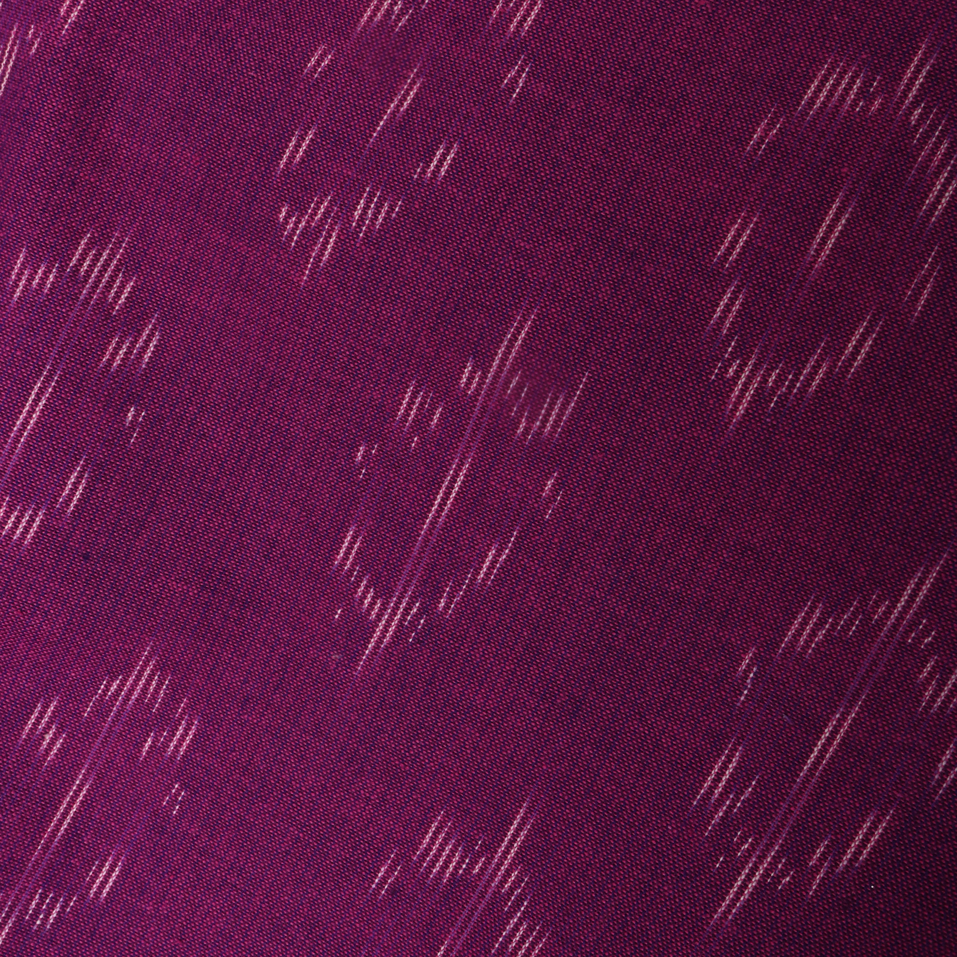 Magenta Purple Ikat Cotton Fabric