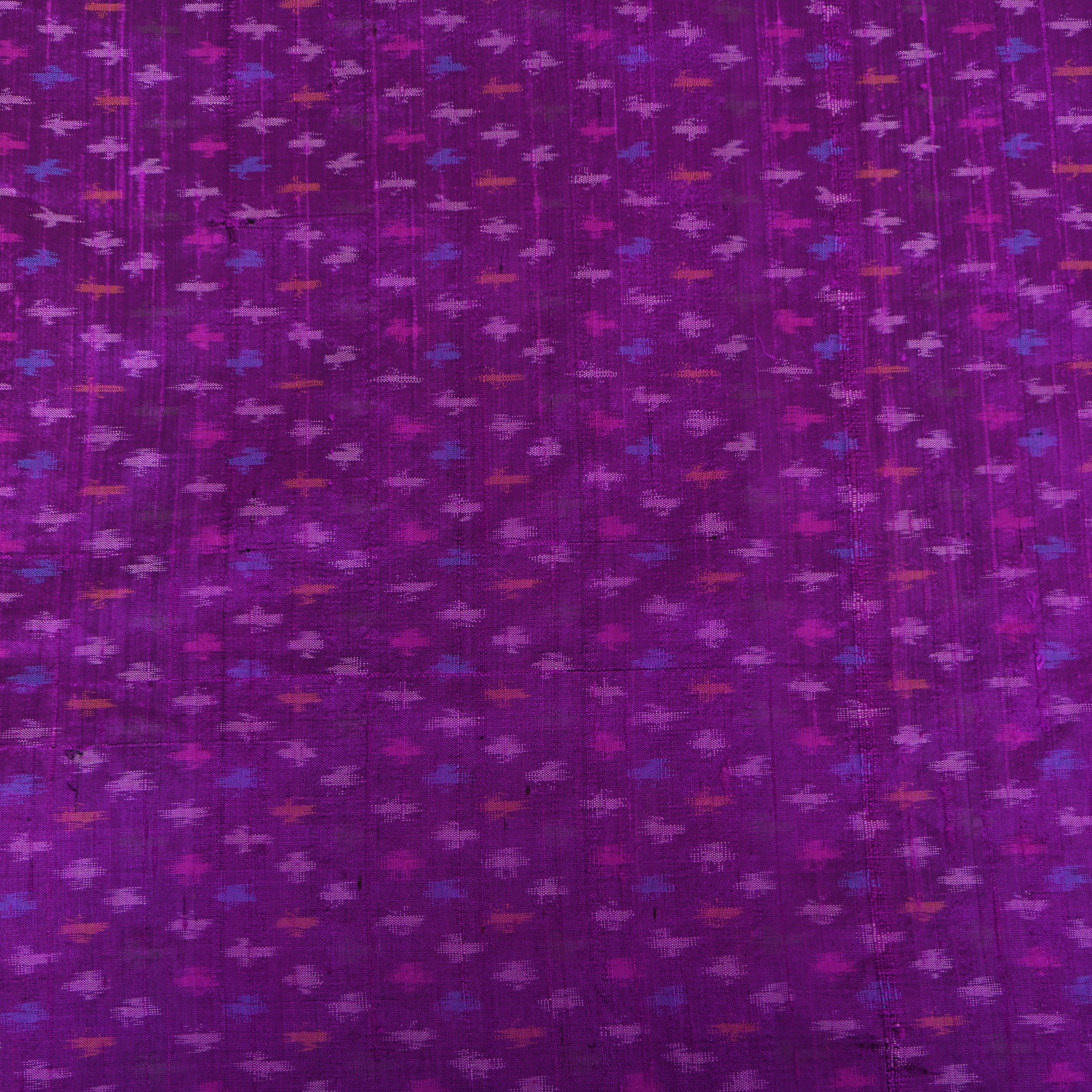 Deep Purple Booti Handloom Bandhani
