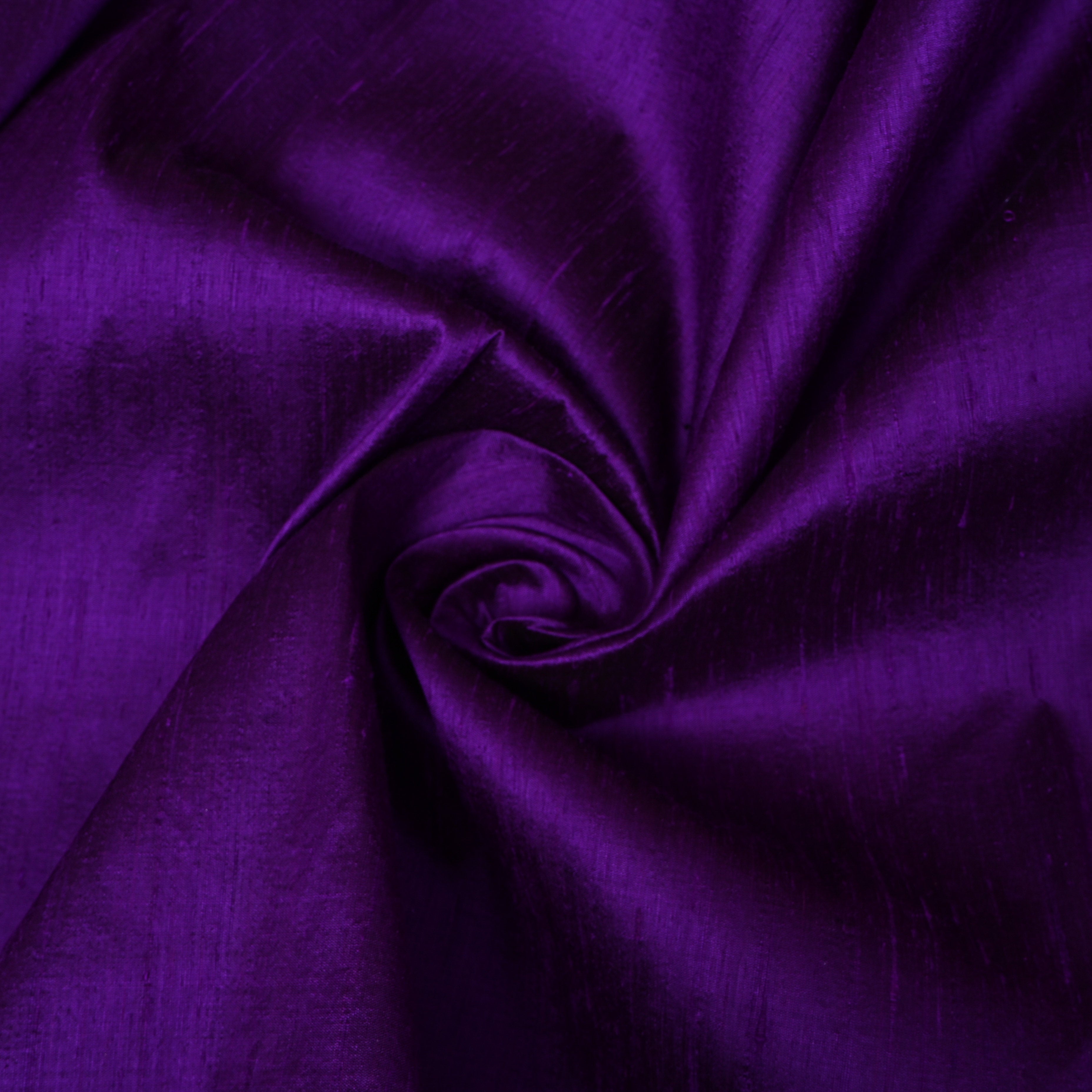 Deep Violet Plain Silk Fabric