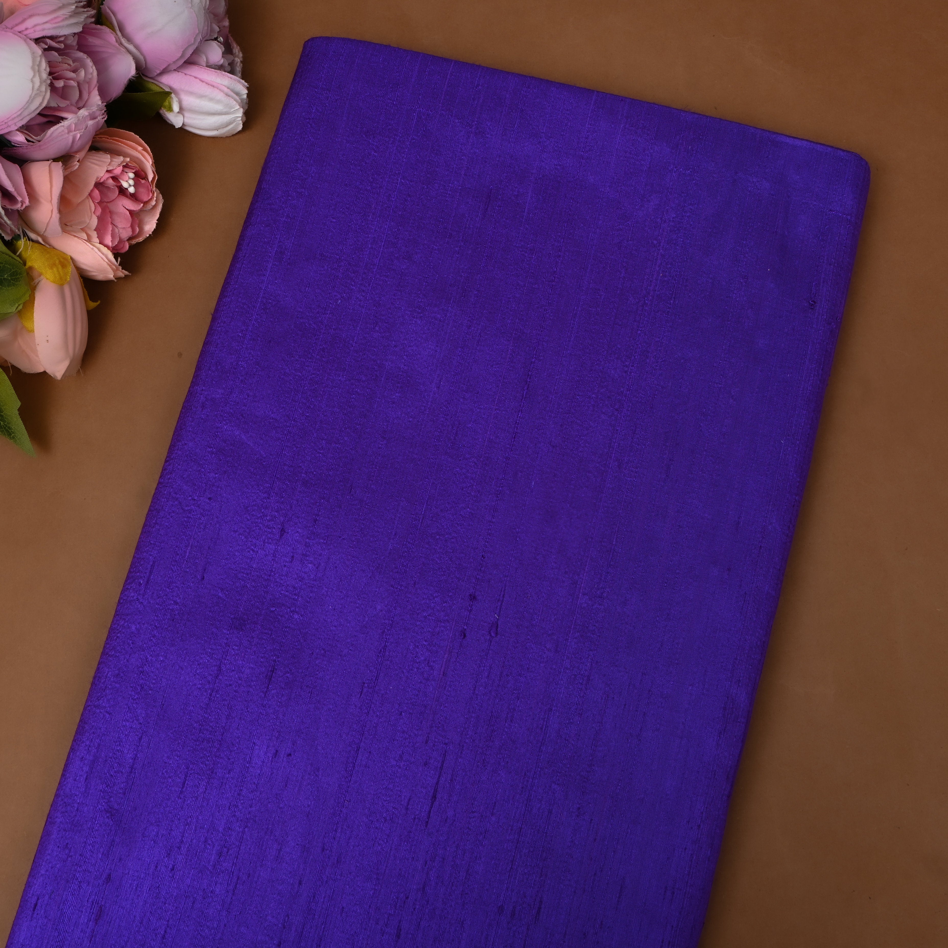 Dark Blue Plain Silk Fabric