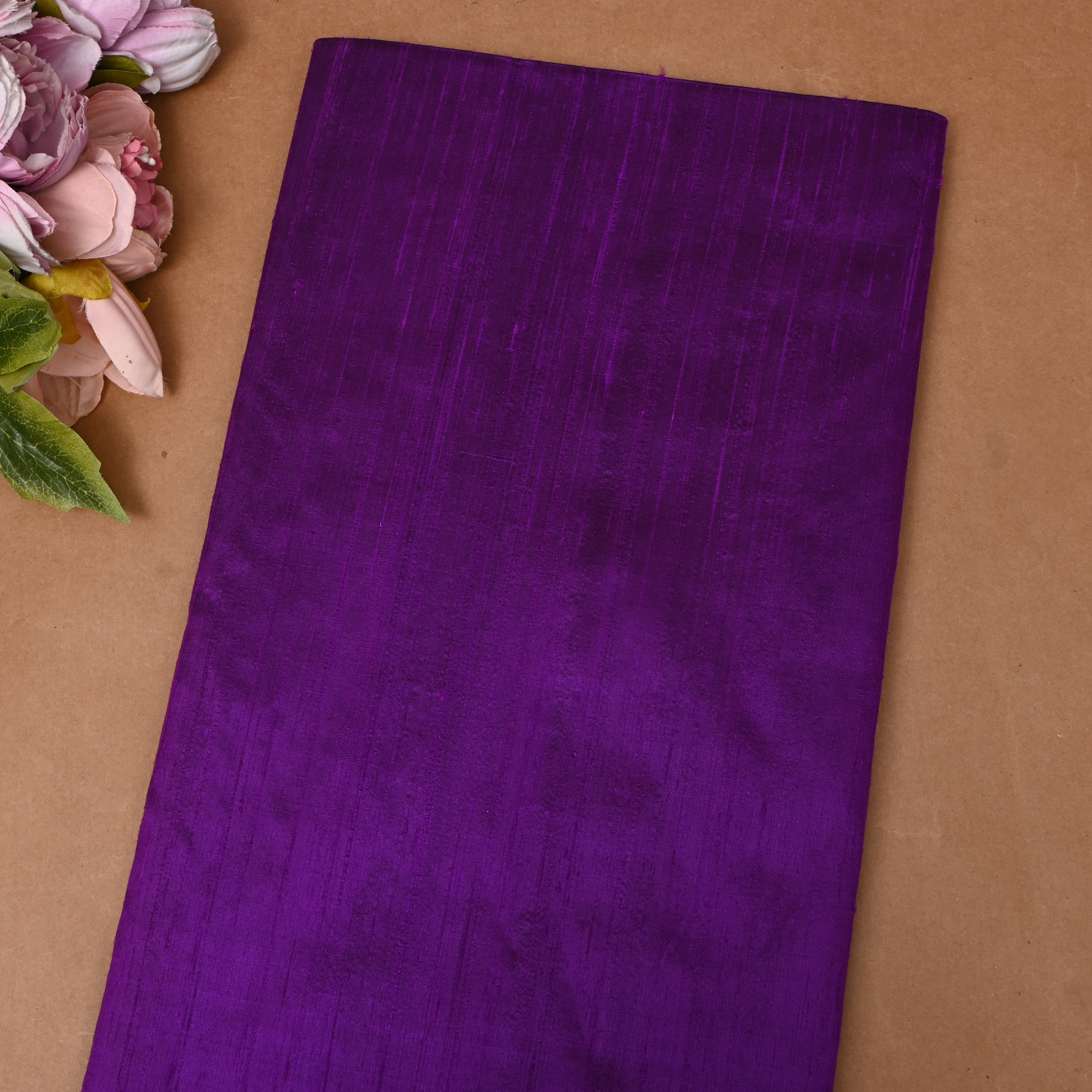 Deep Purple Plain Silk