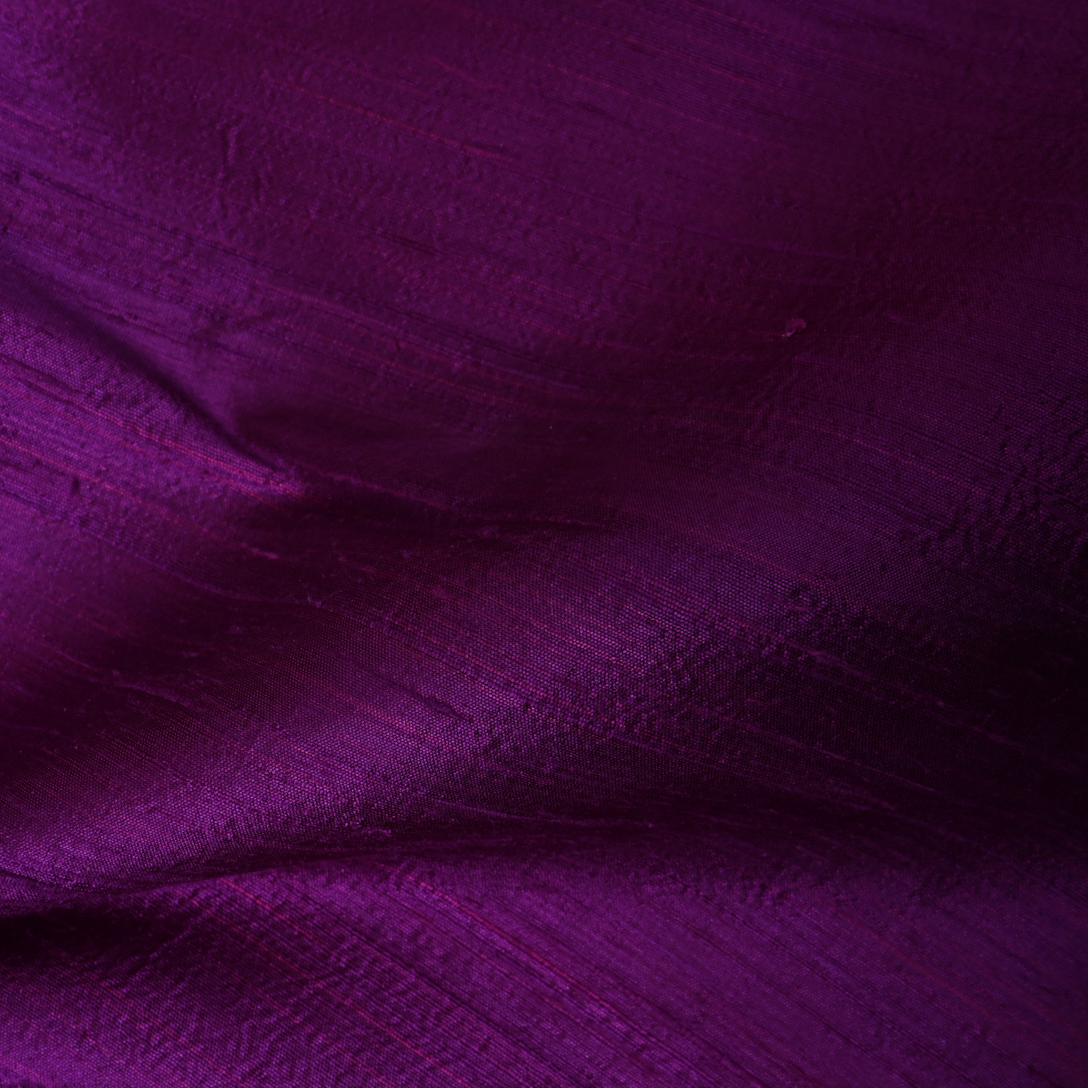 Plain Royal Purple Dupion Silk Fabric