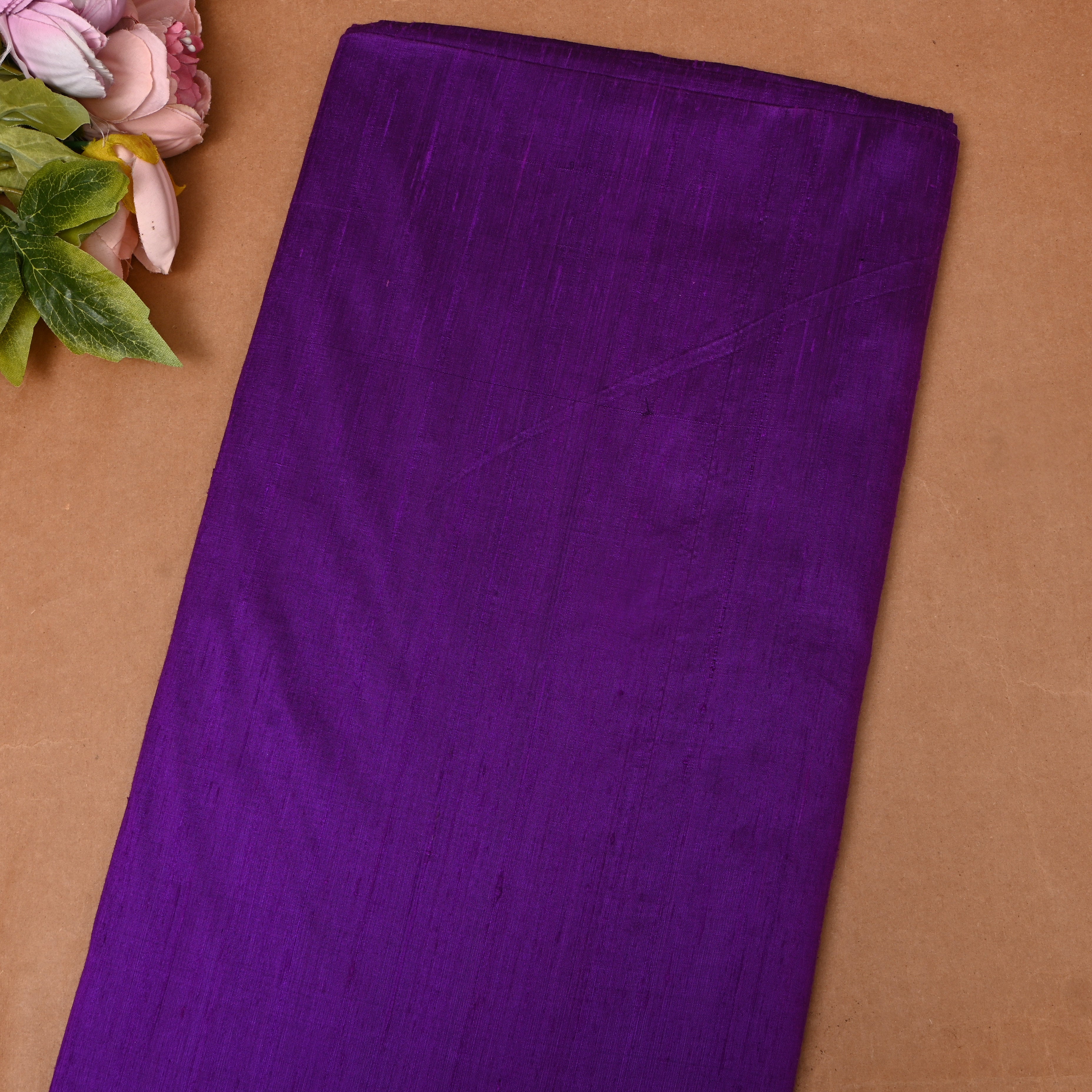 Deep Purple Plain Silk