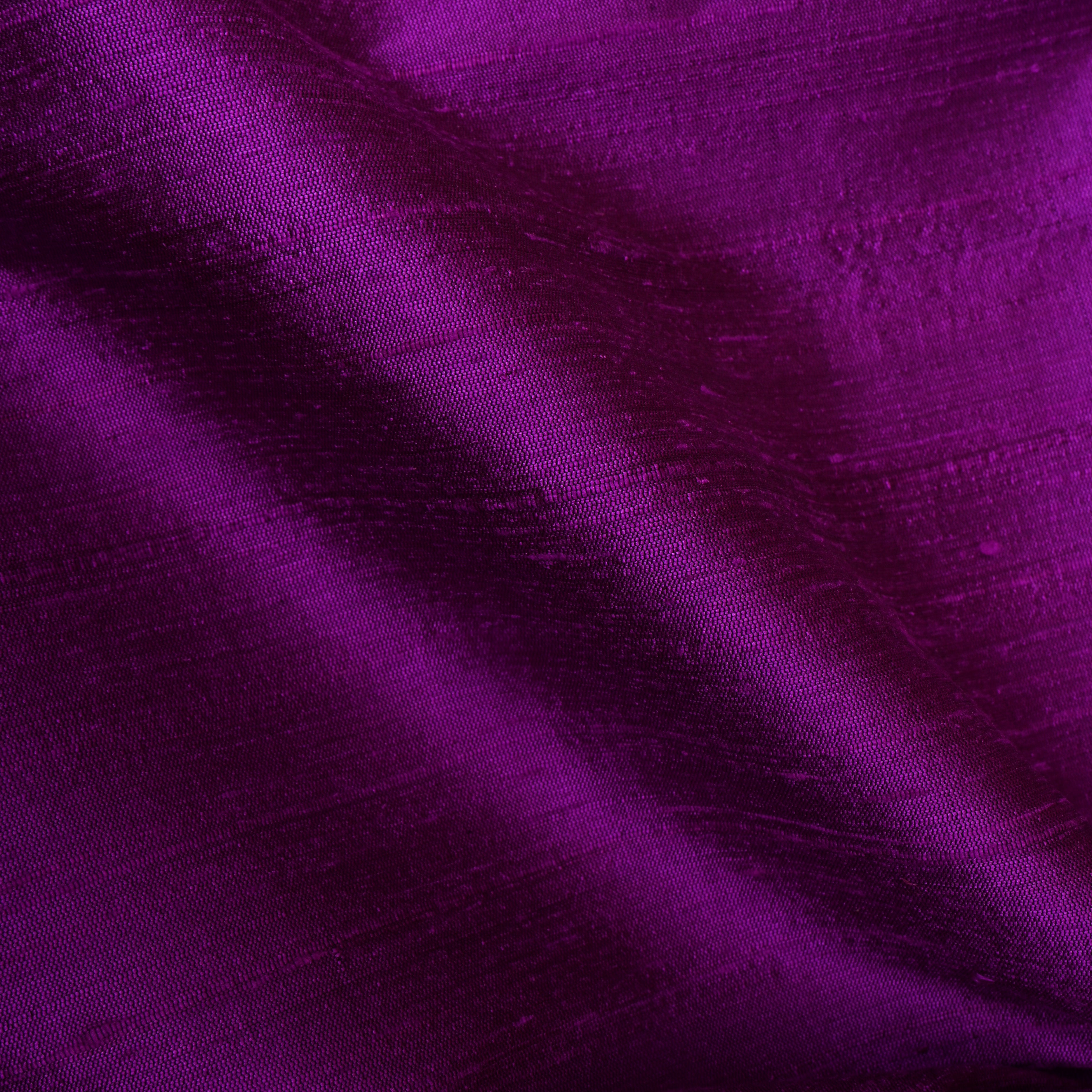 Magenta Purple Plain Silk