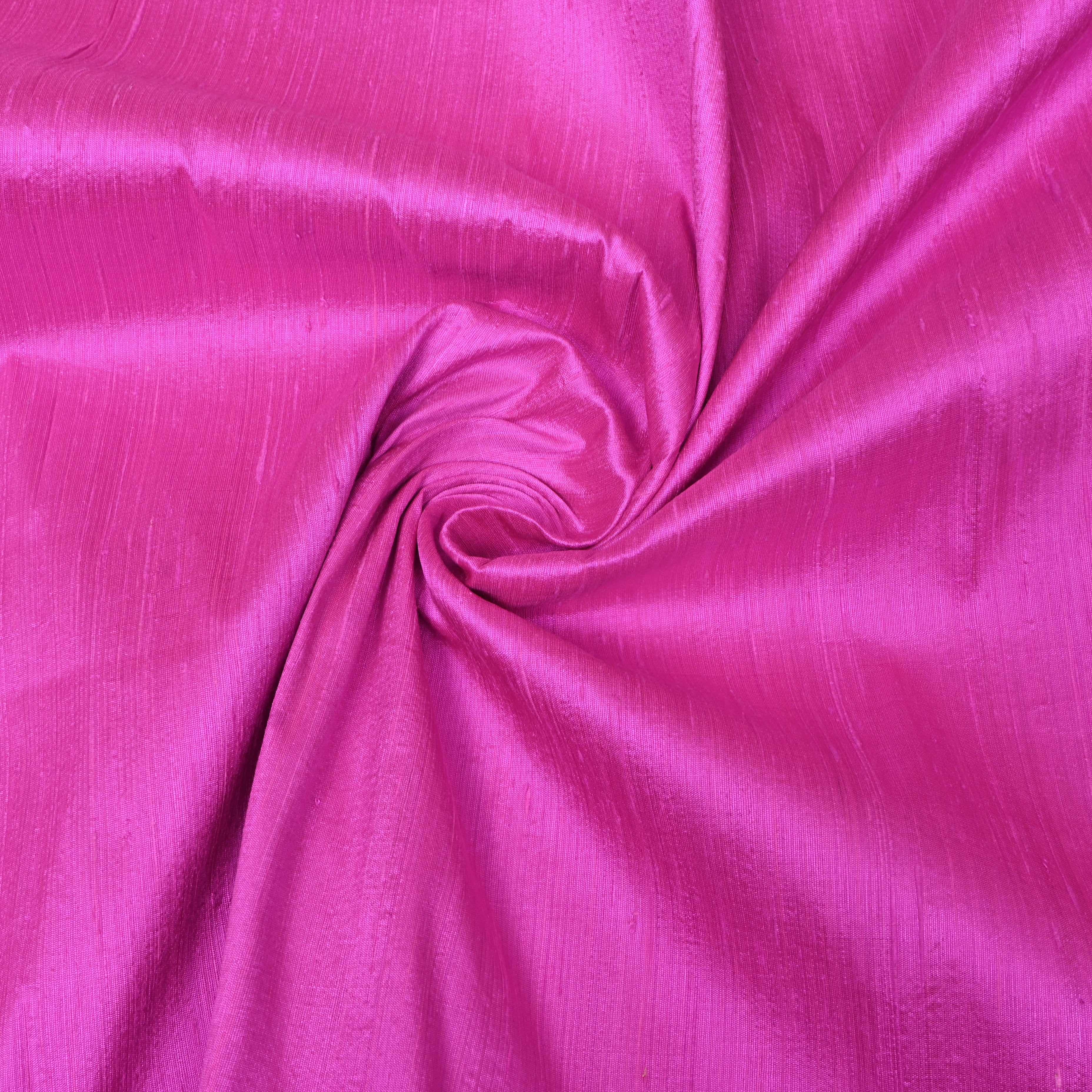 Bright Baby Pink Plain Silk