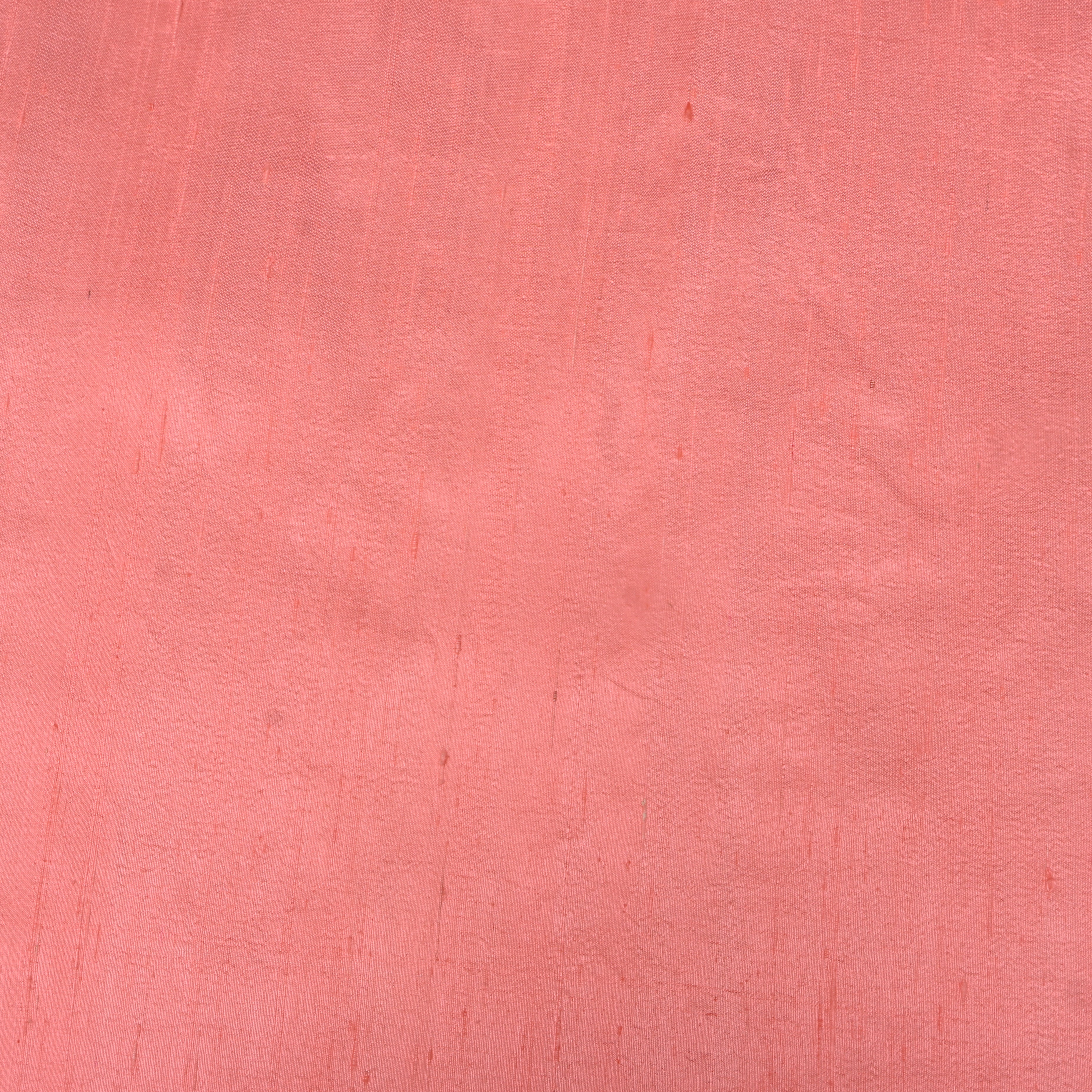 Peach Plain Silk