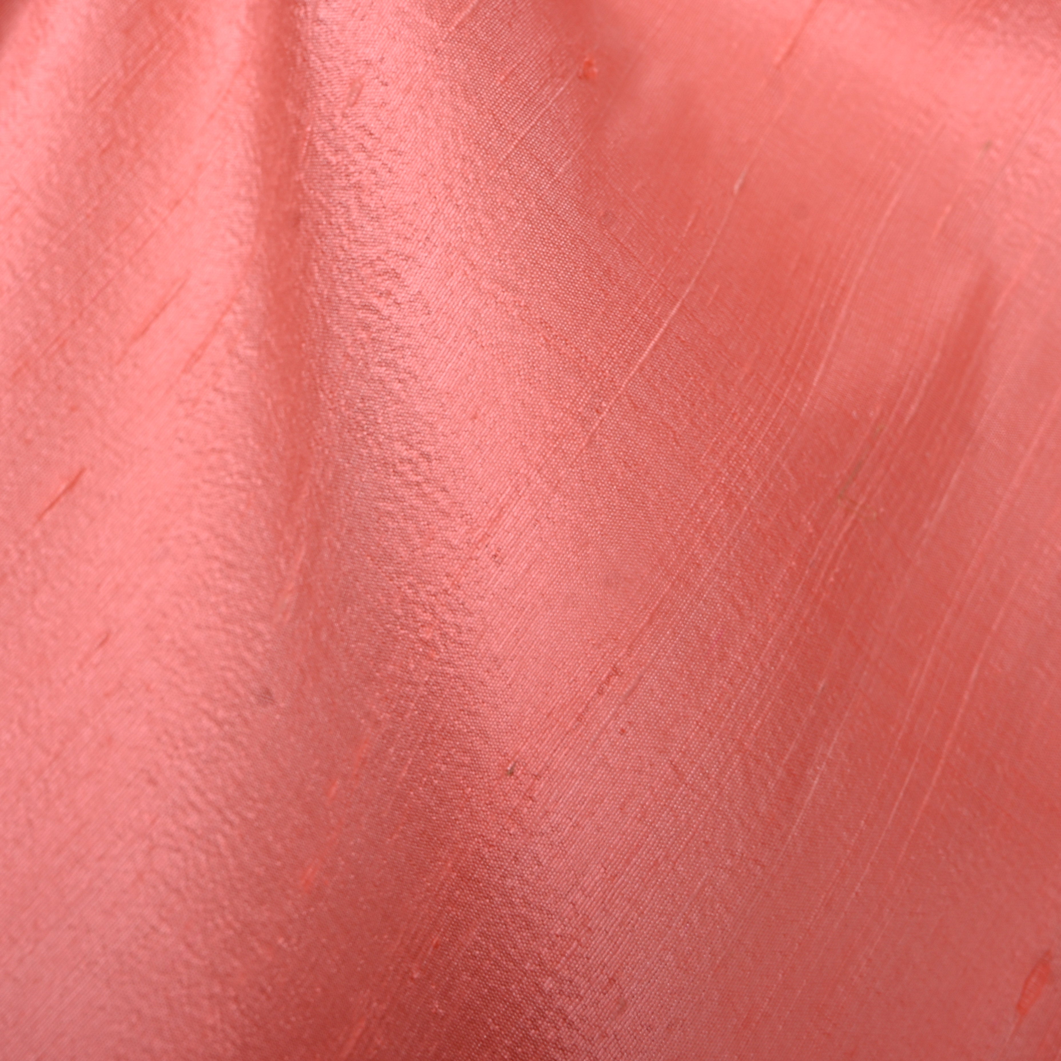 Peach Plain Silk