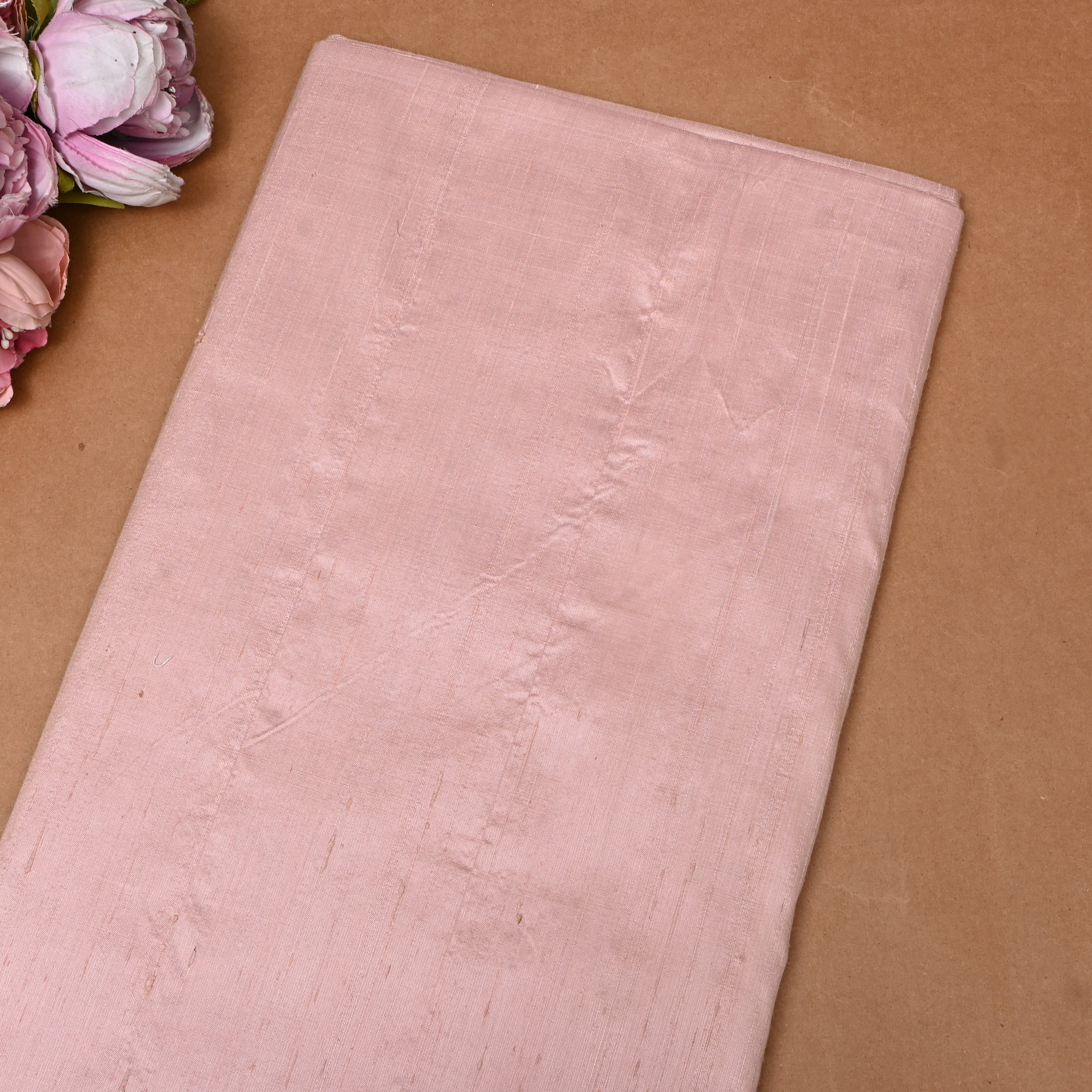 Blush Pink Pure Silk