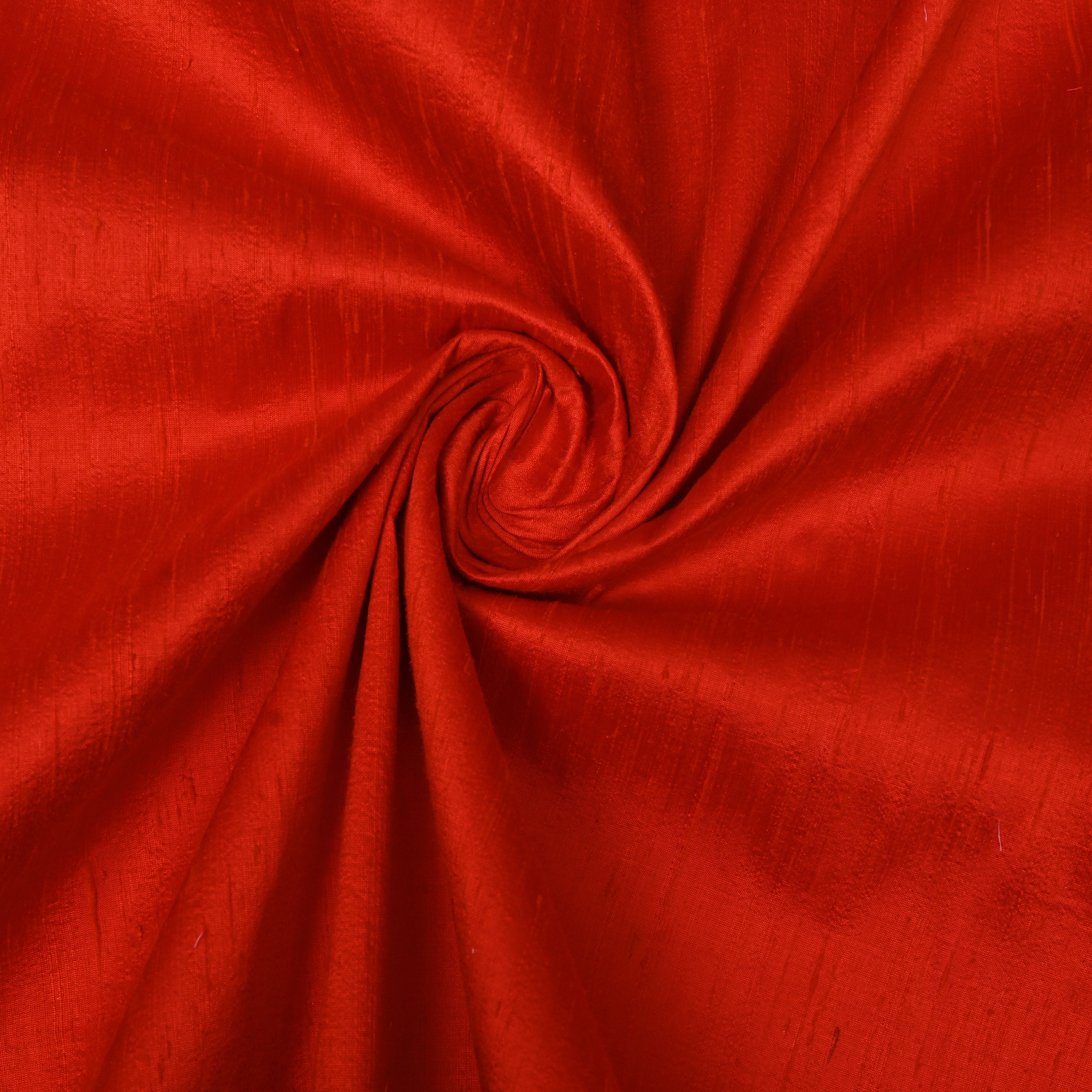 Tomato Red Glossy Silk