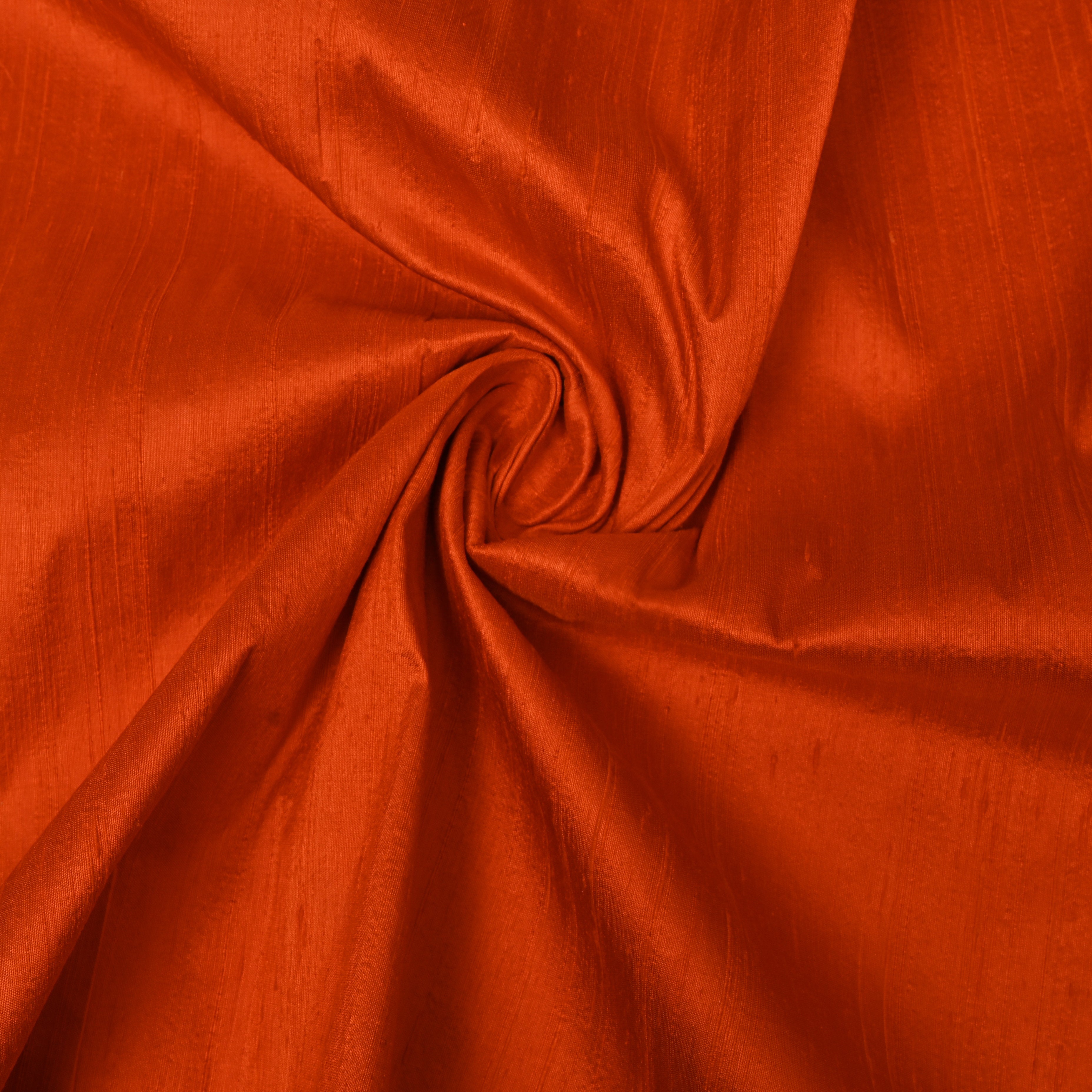 Sunset Orange Pure Silk